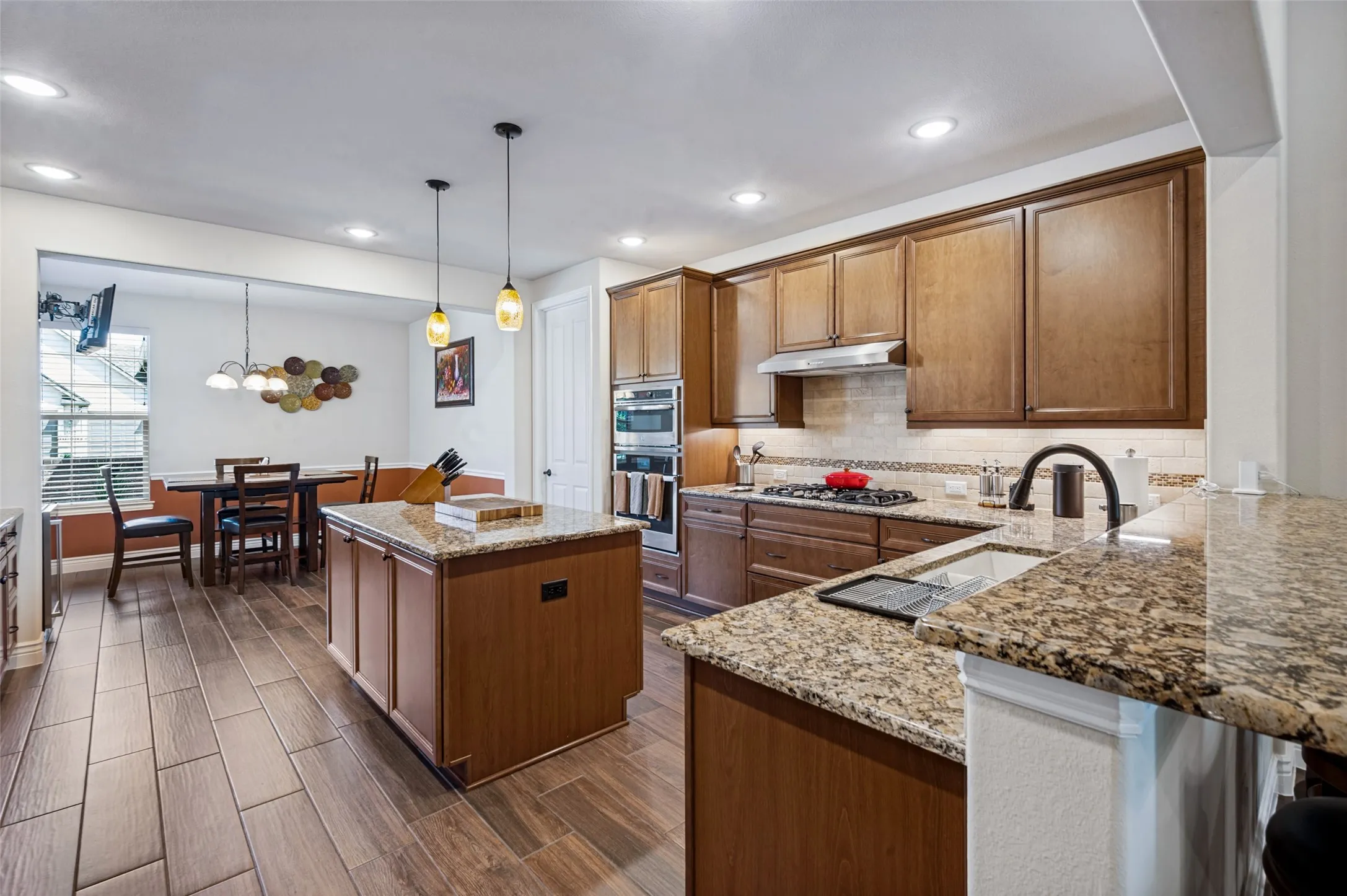 Form and Function in this spacious kitchen