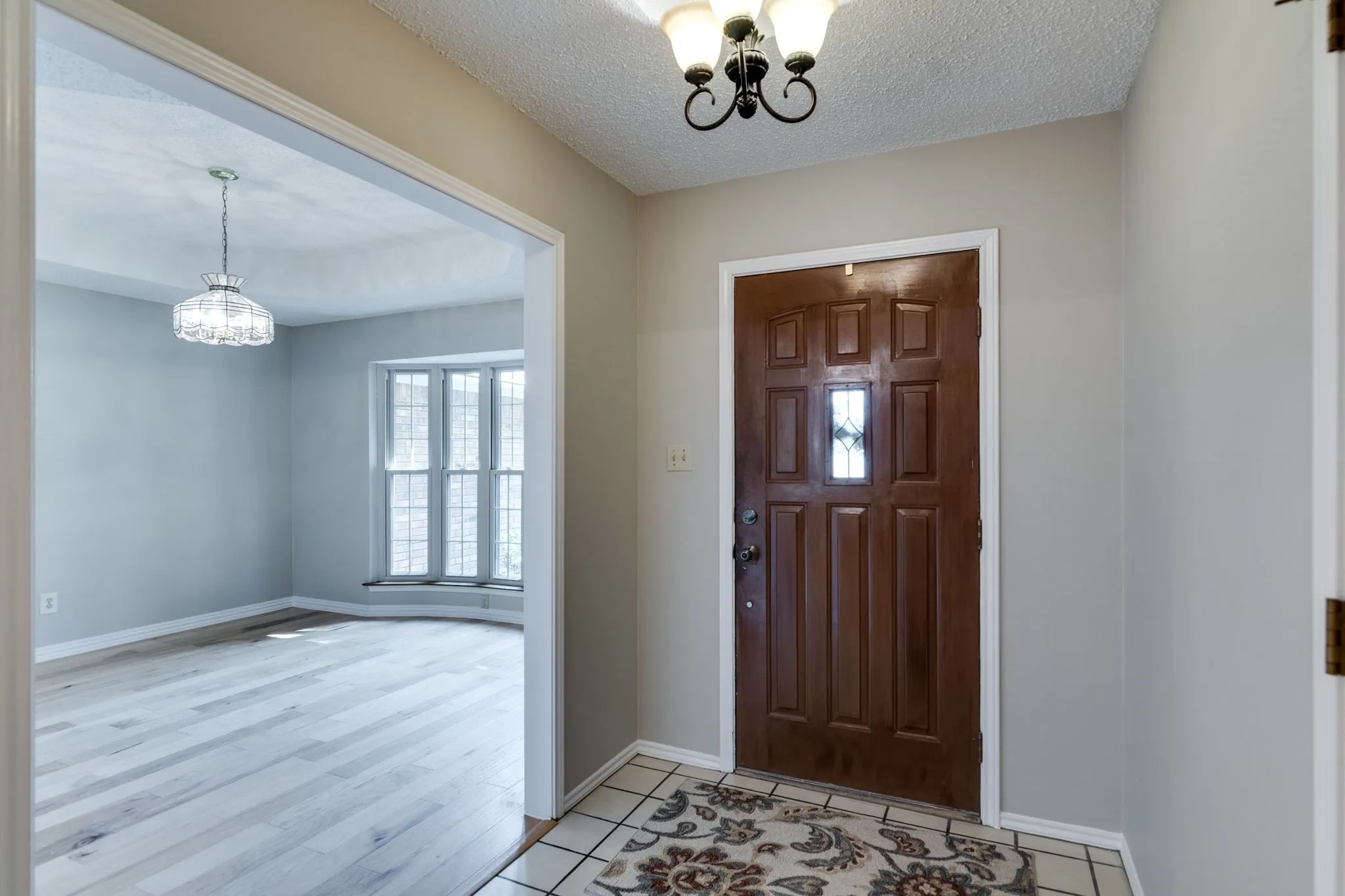 Very spacious & open entry area with formal dining