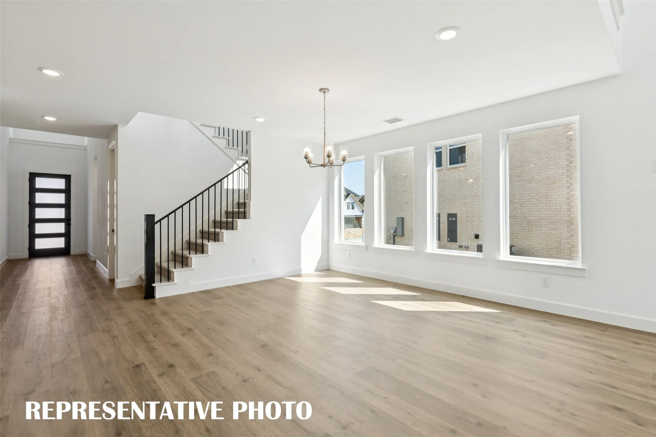 Whether it's lively dinner parties or cozy family meals, this dining room fits all occasions!  REPRESENTATIVE PHOTO
