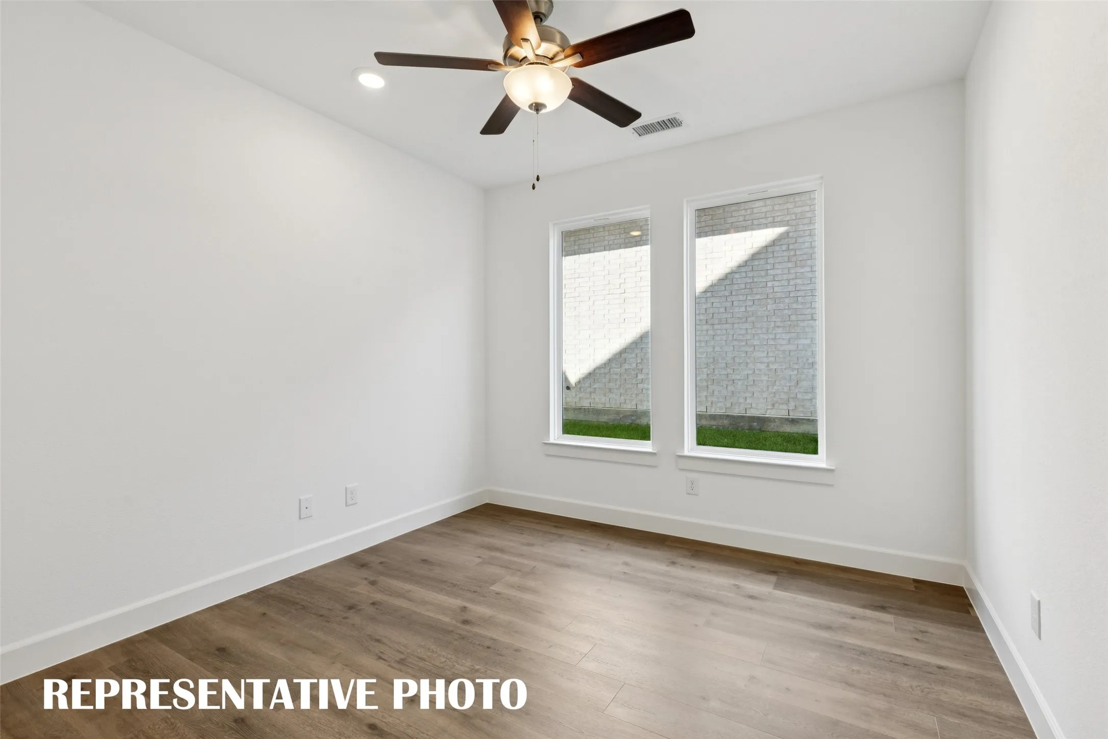 Your new home office is the perfect place for work or play!  REPRESENTATIVE PHOTO