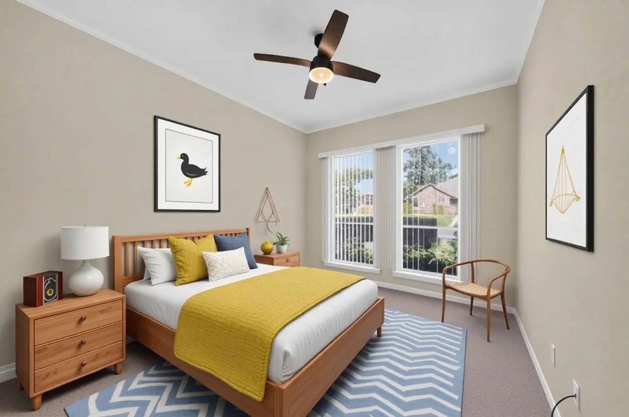 Staged Bedroom