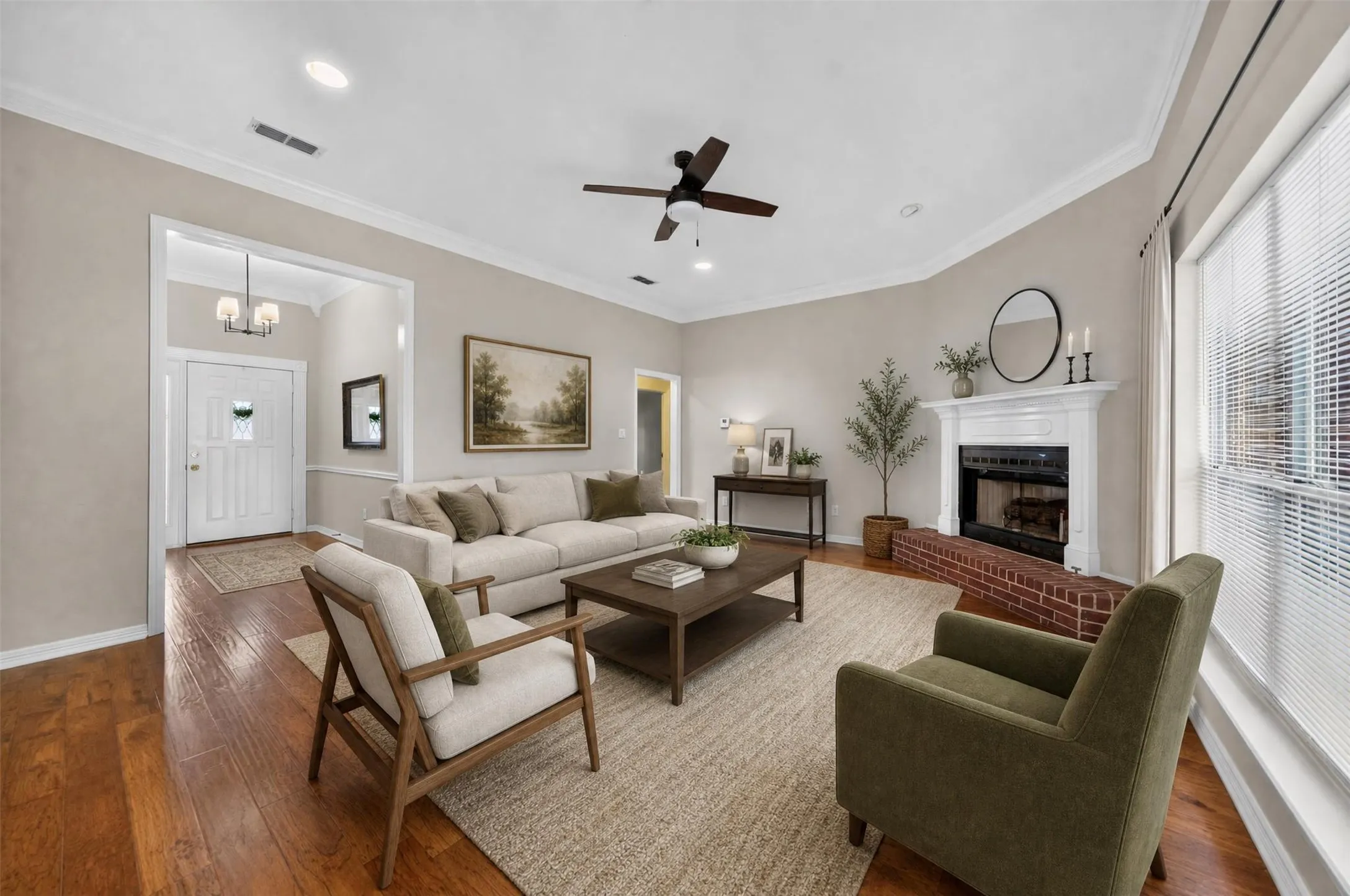 Staged Living Room
