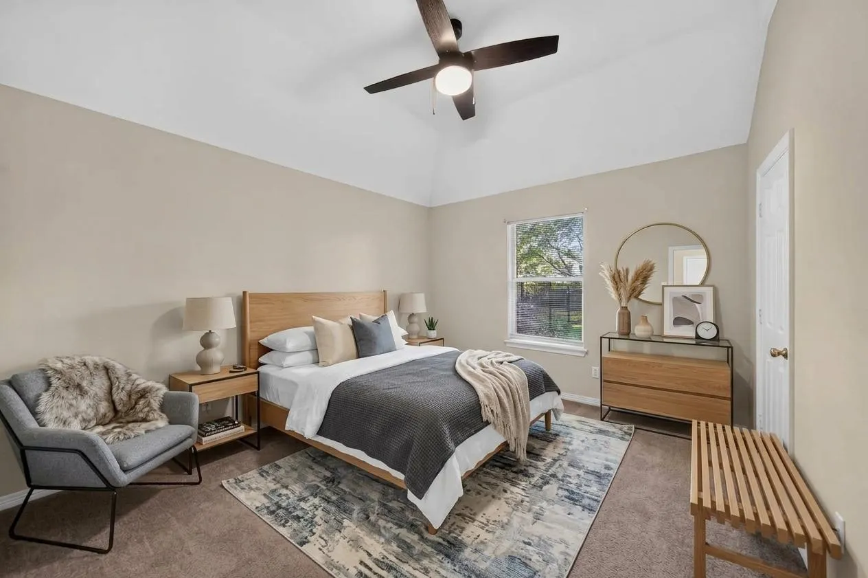 Staged Back Bedroom