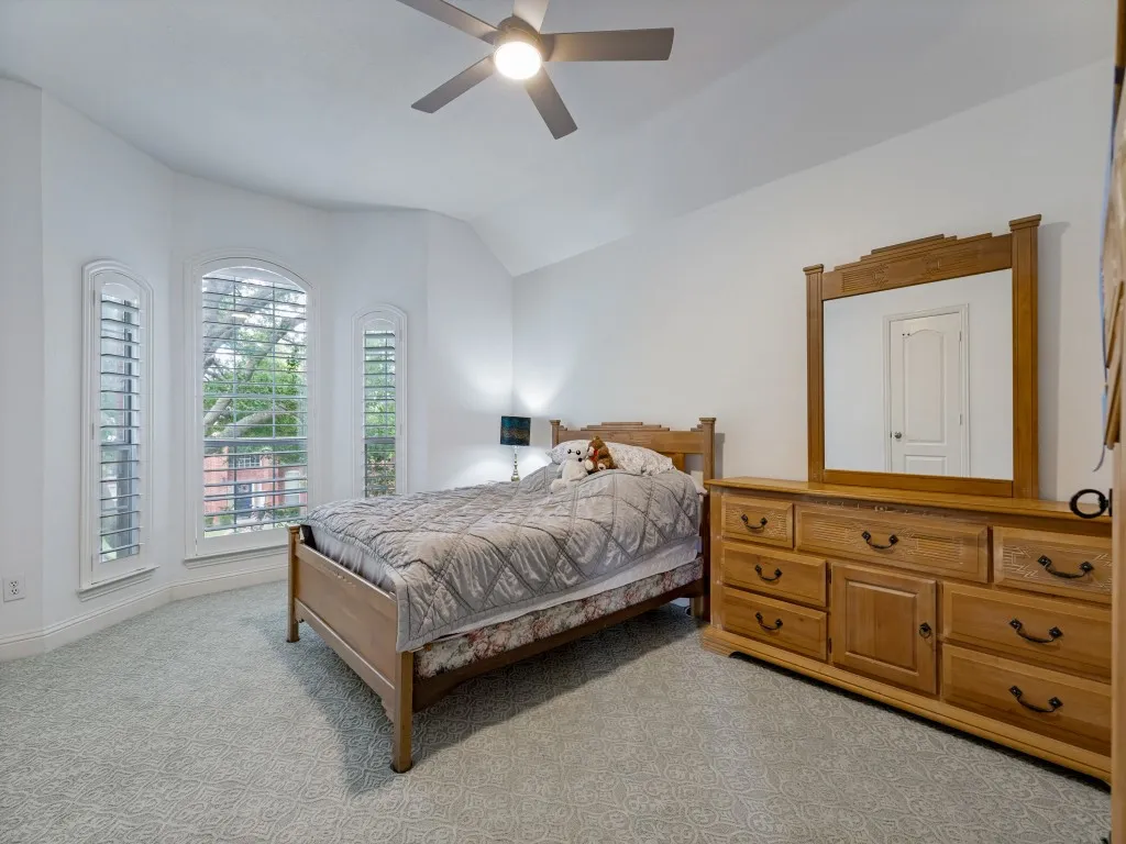 This bedroom would be considered the second primary facing front on second floor