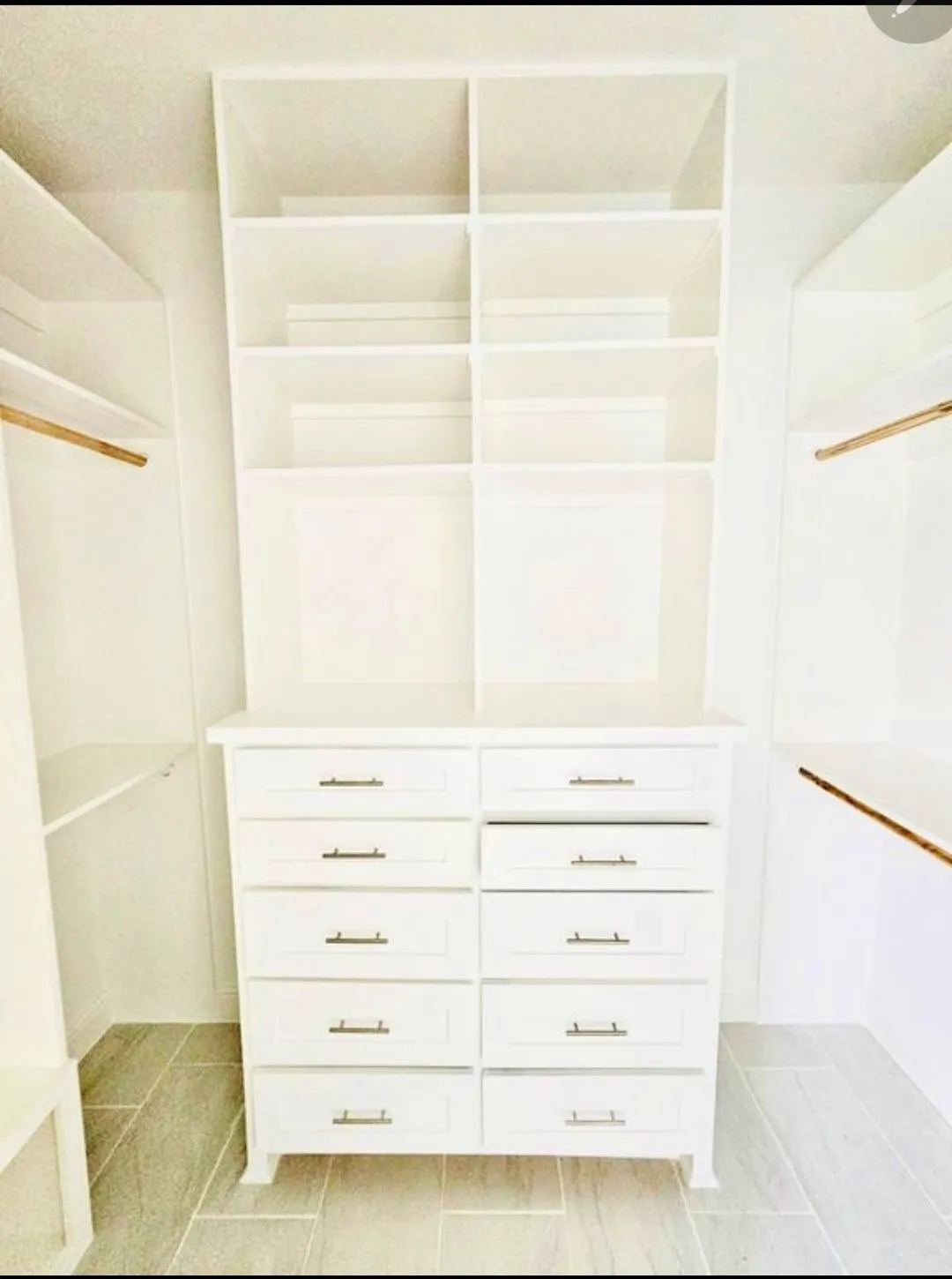 View of spacious closet