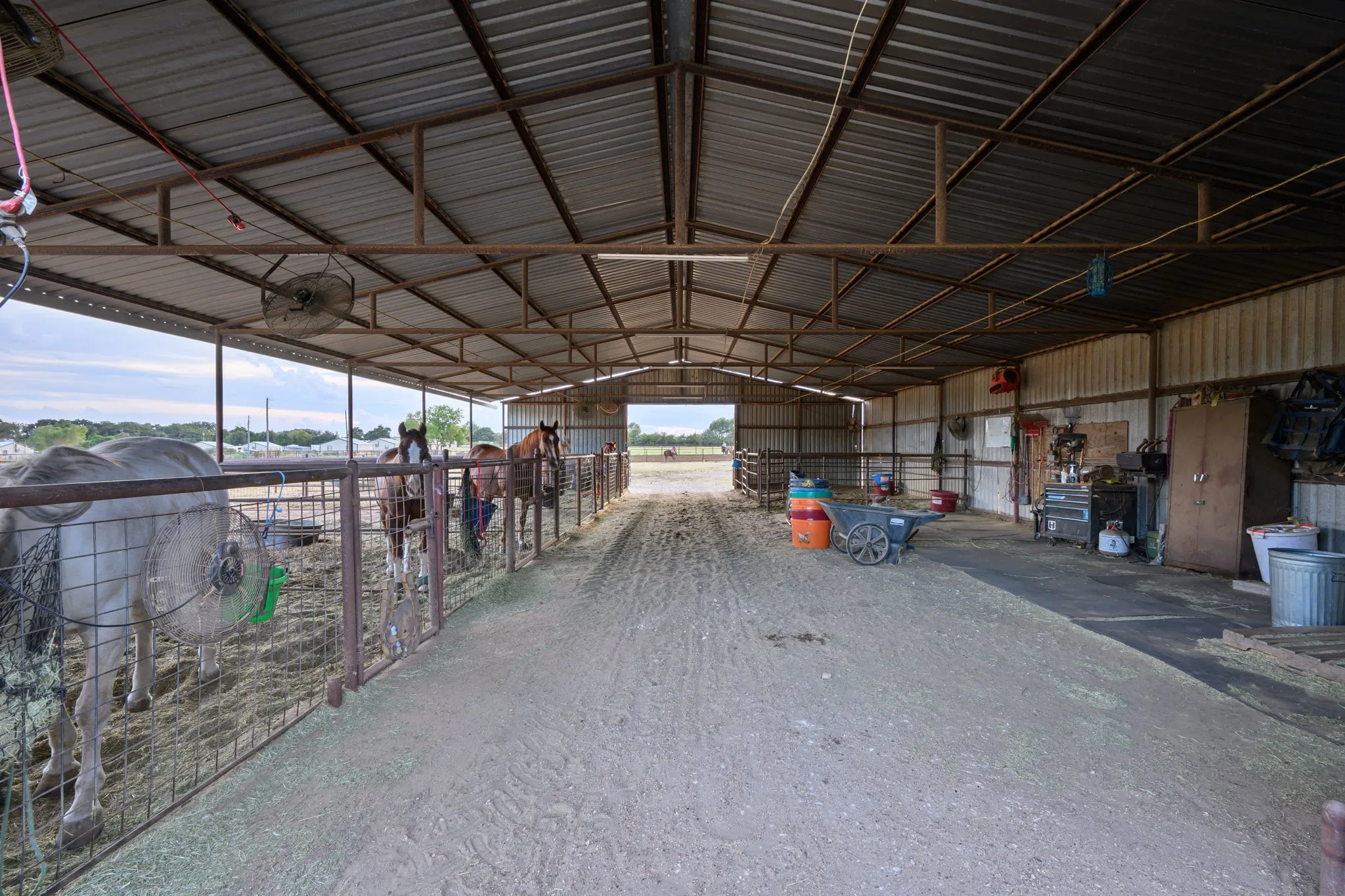 8 stalls
