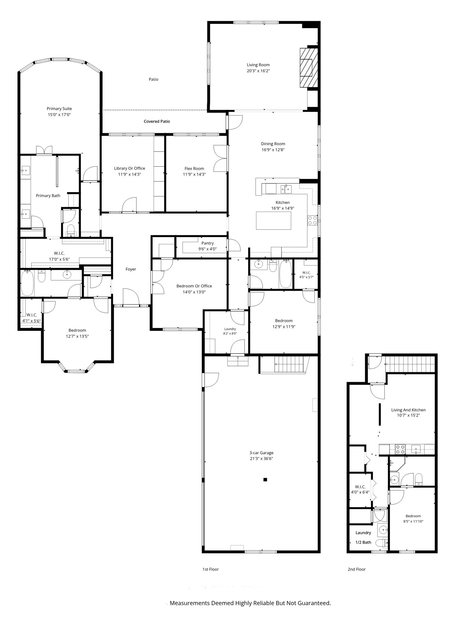 Floor plan of house and newly added apartment