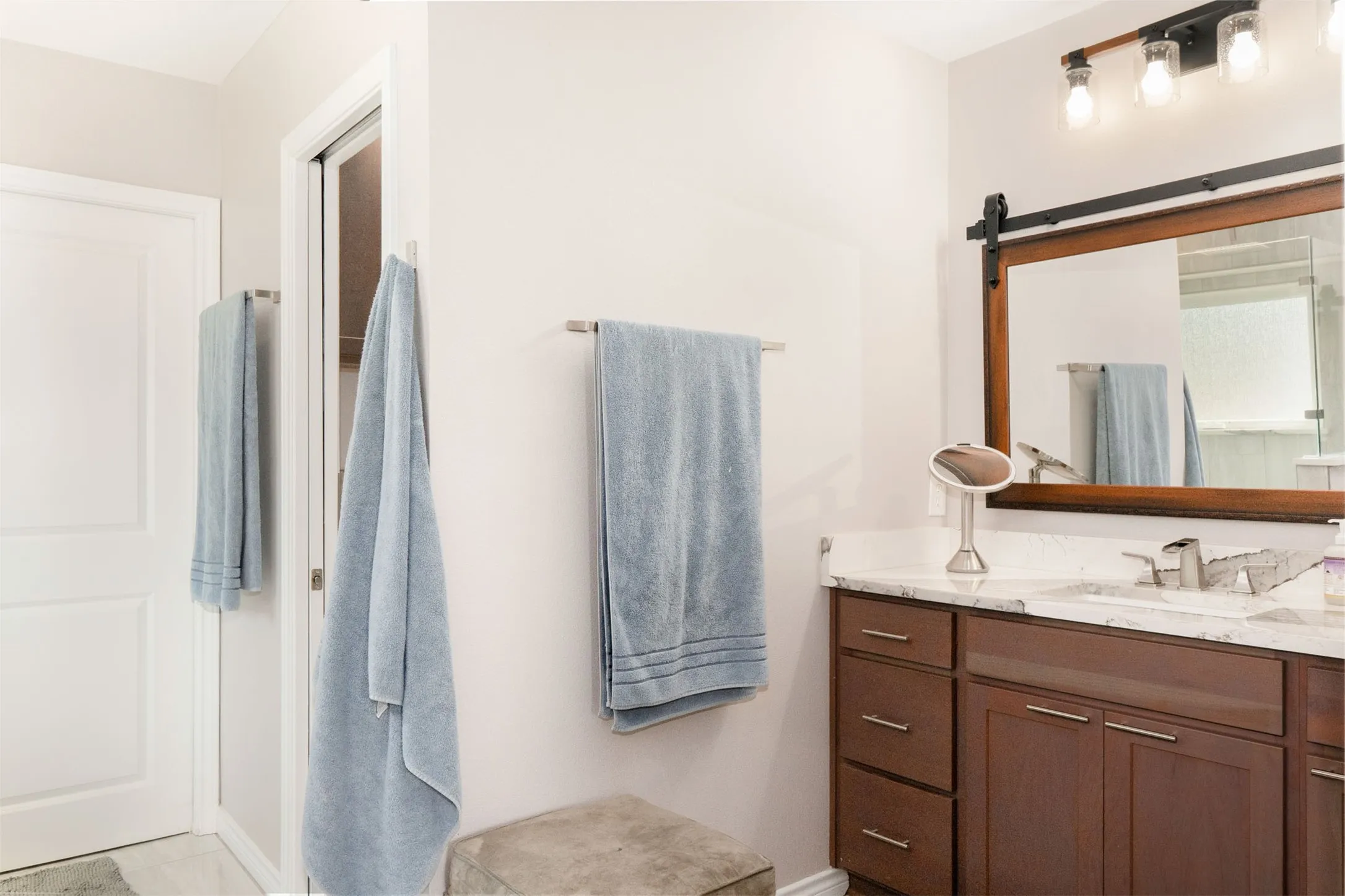 Second sink in master bathroom.