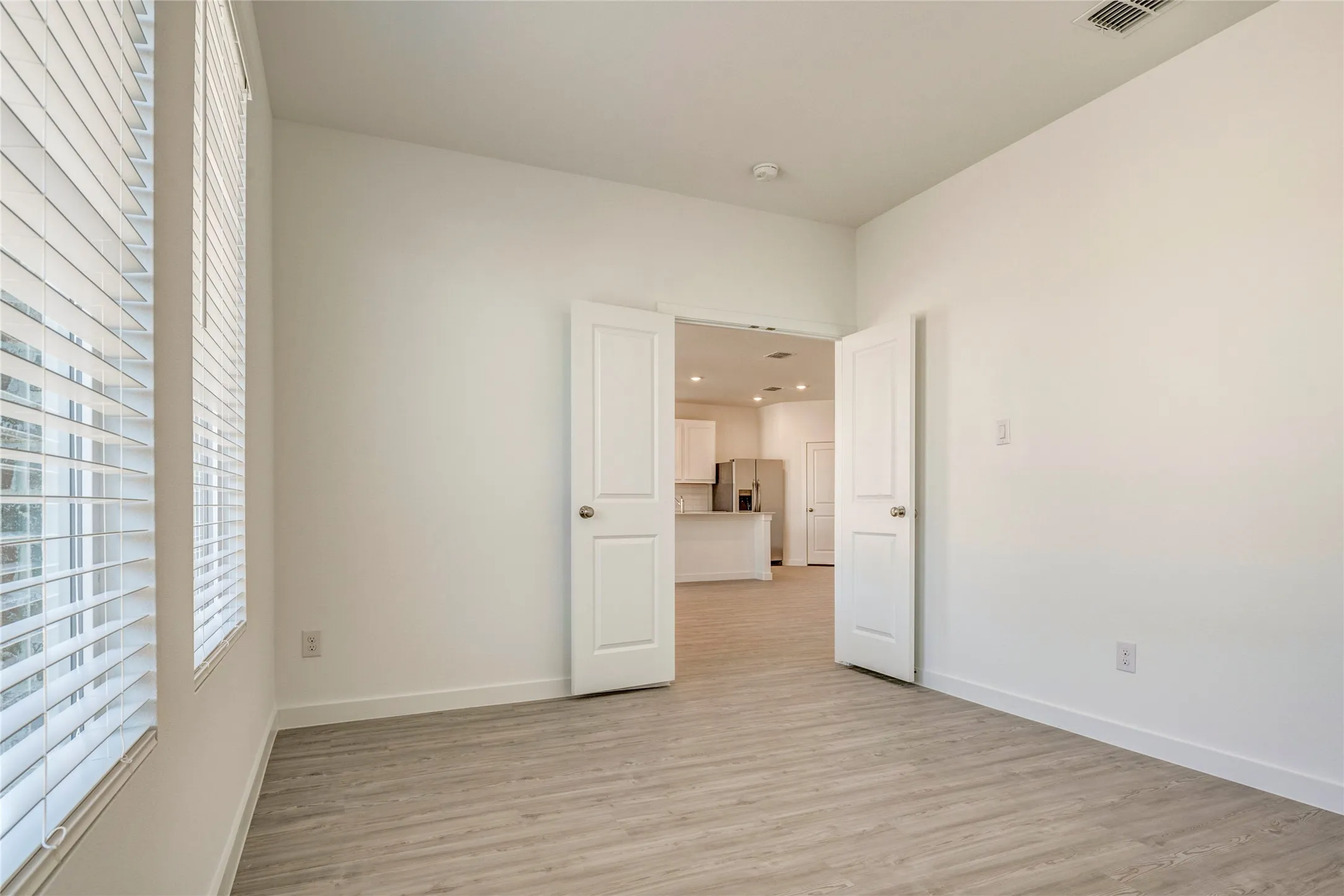 The flex room looking into the living space....