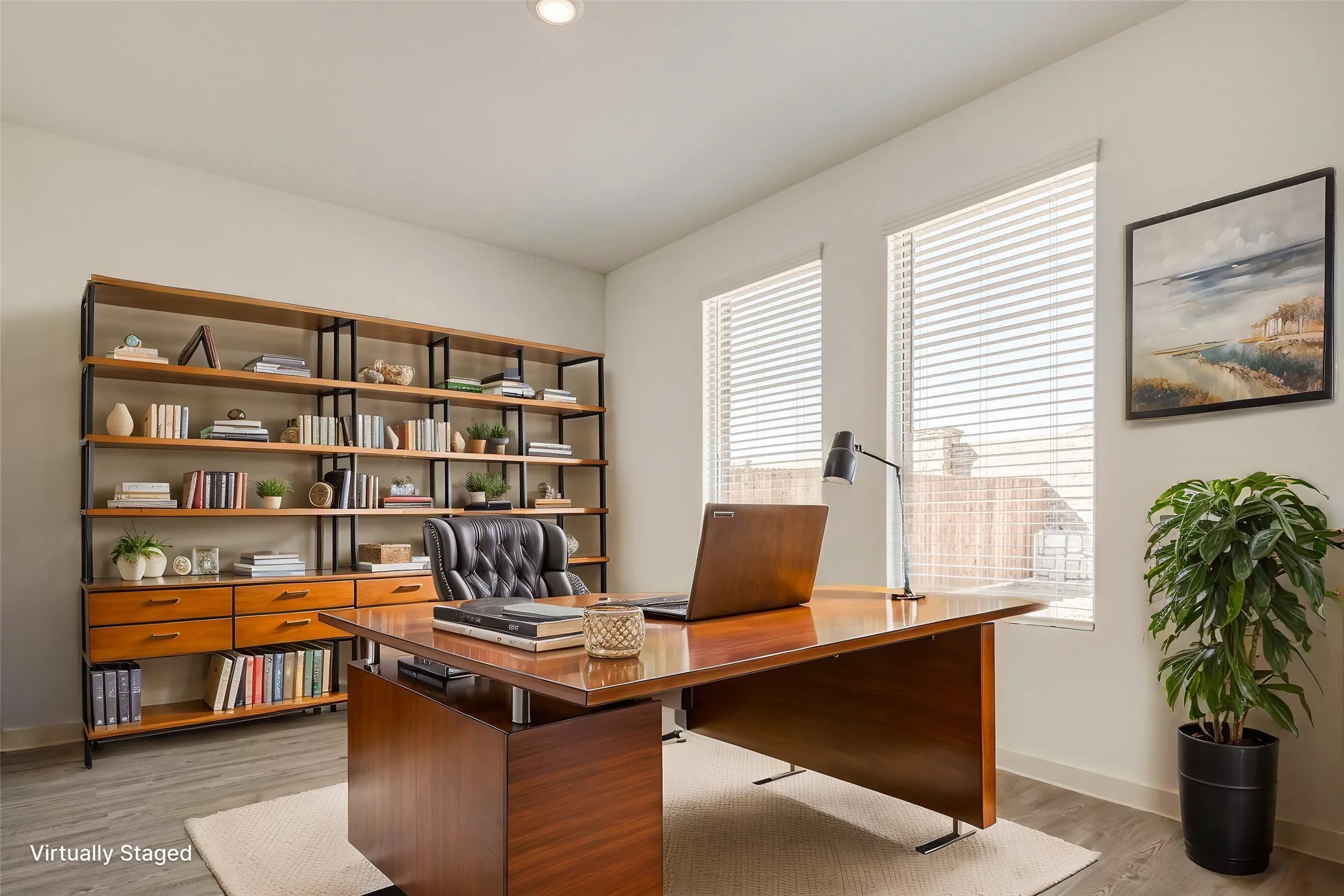 Virtually staged option for that flex room!!