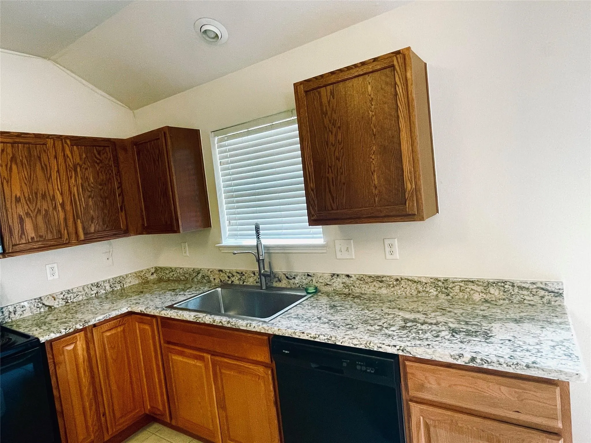 Granite countertop and new sink
