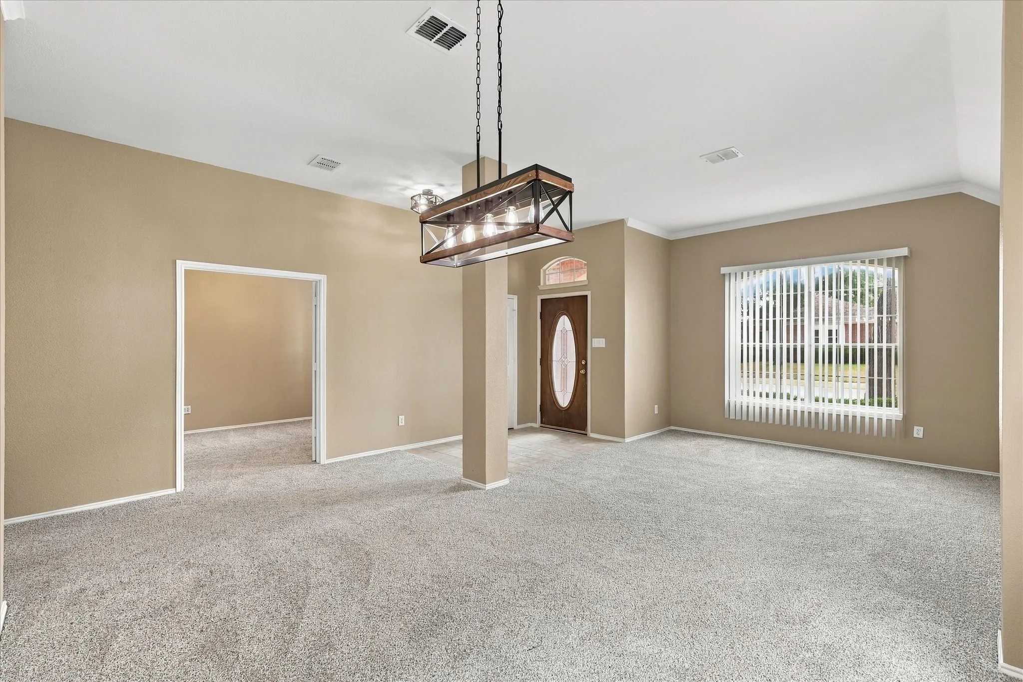 View of the Front Door and Front Bedroom