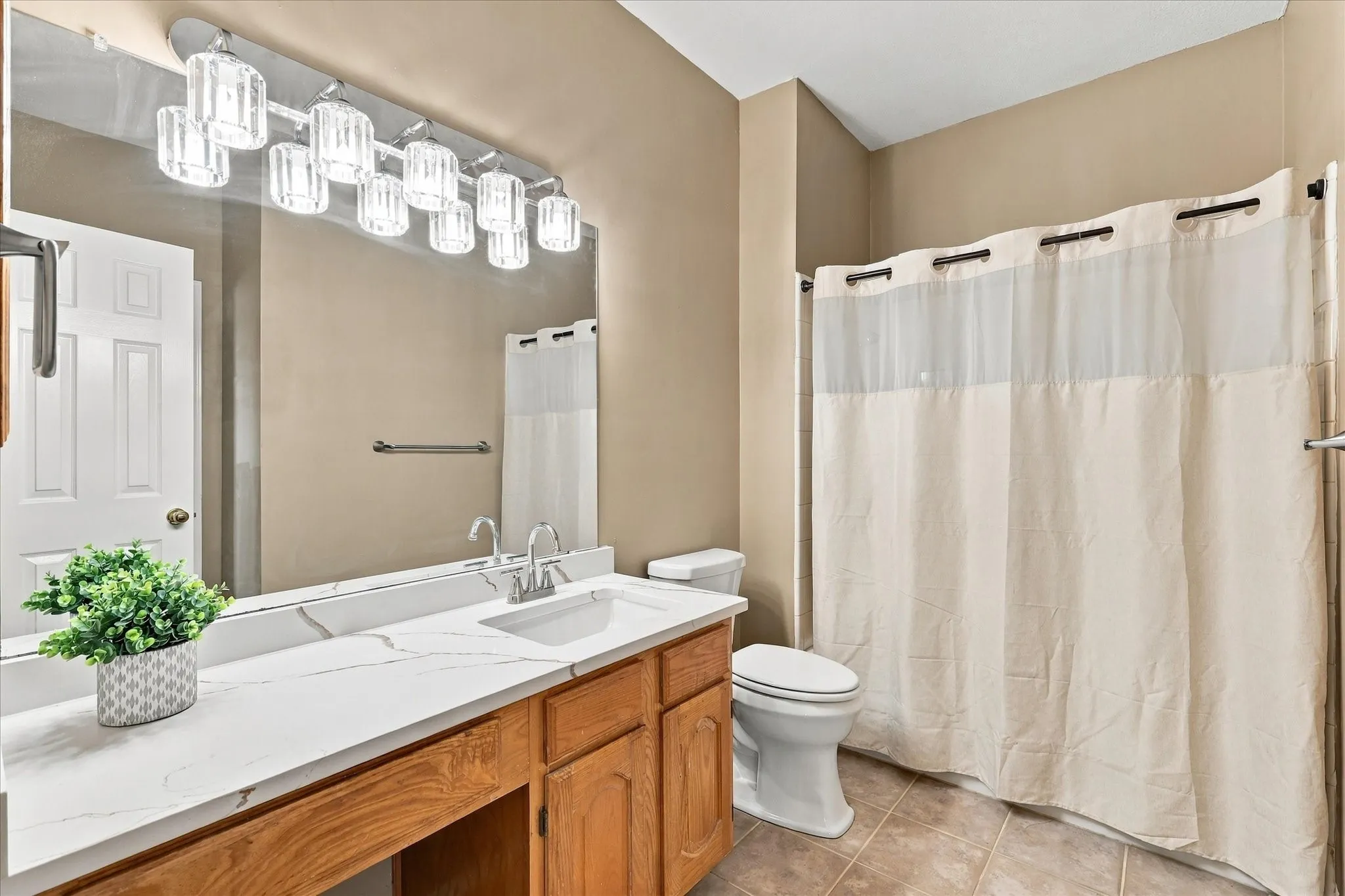Bathroom at the Front of the home