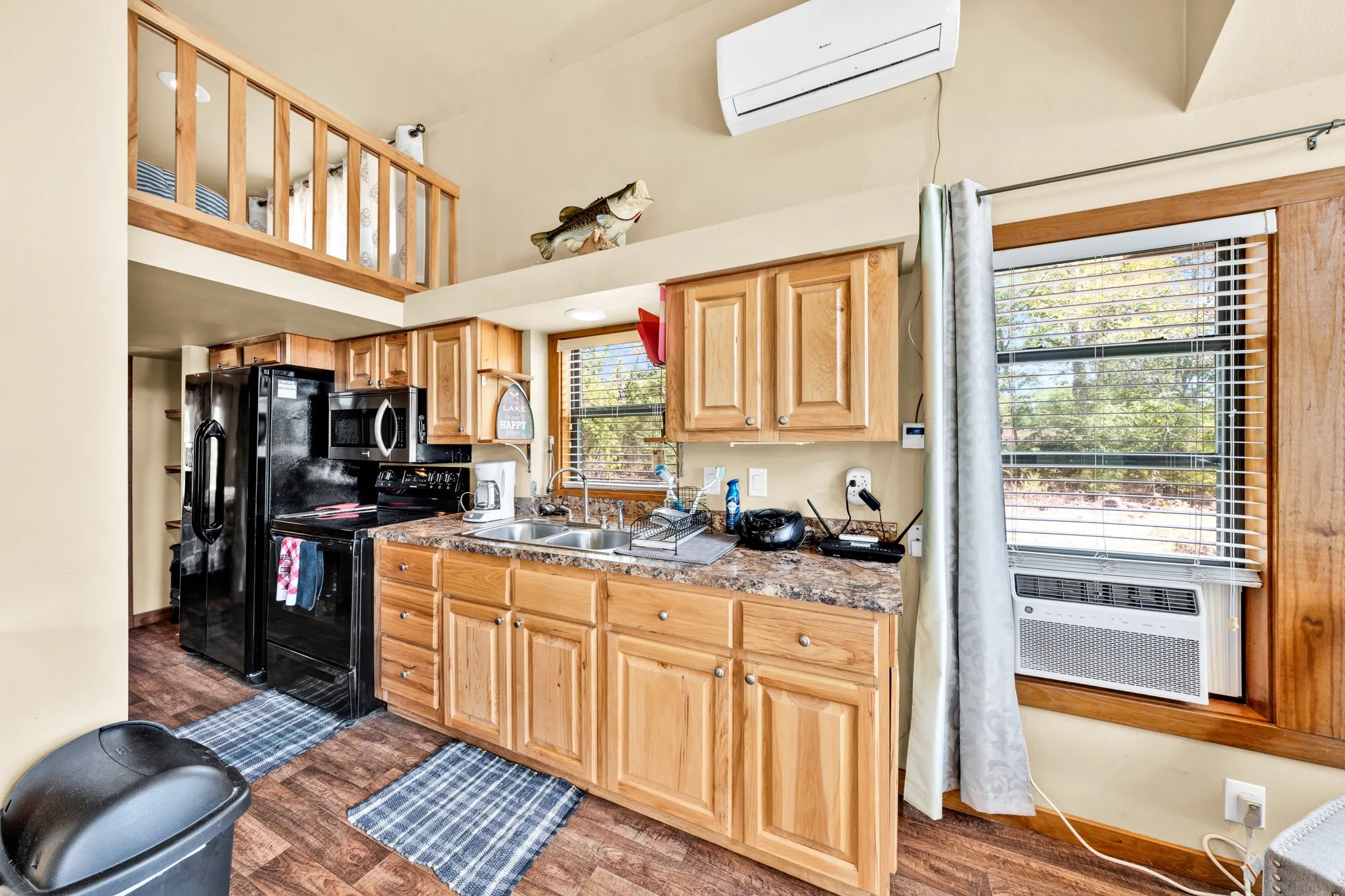 Wood cabinets