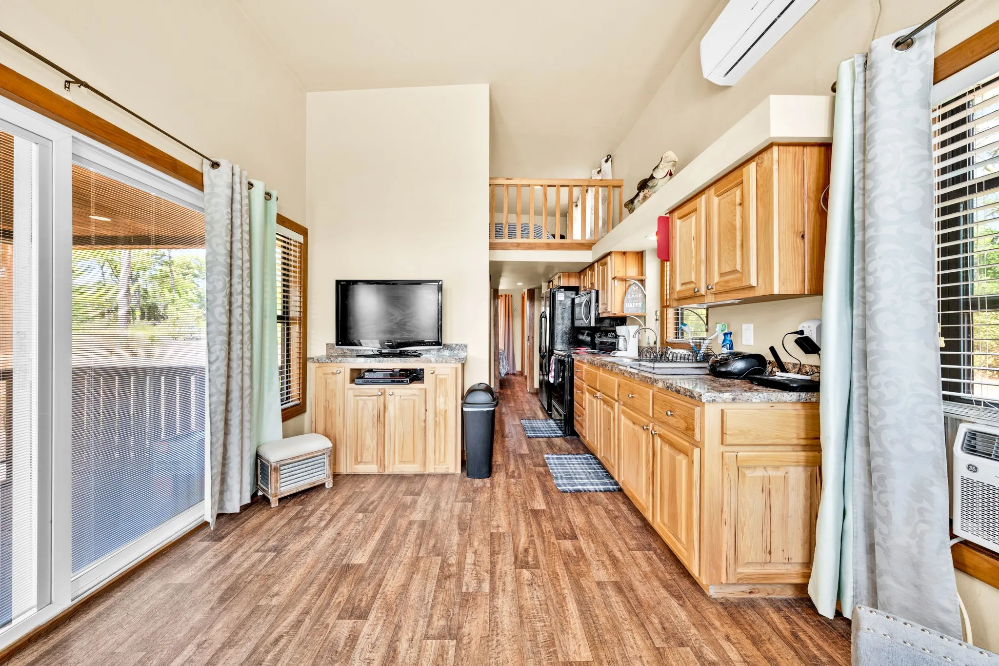 Kitchen and hallway