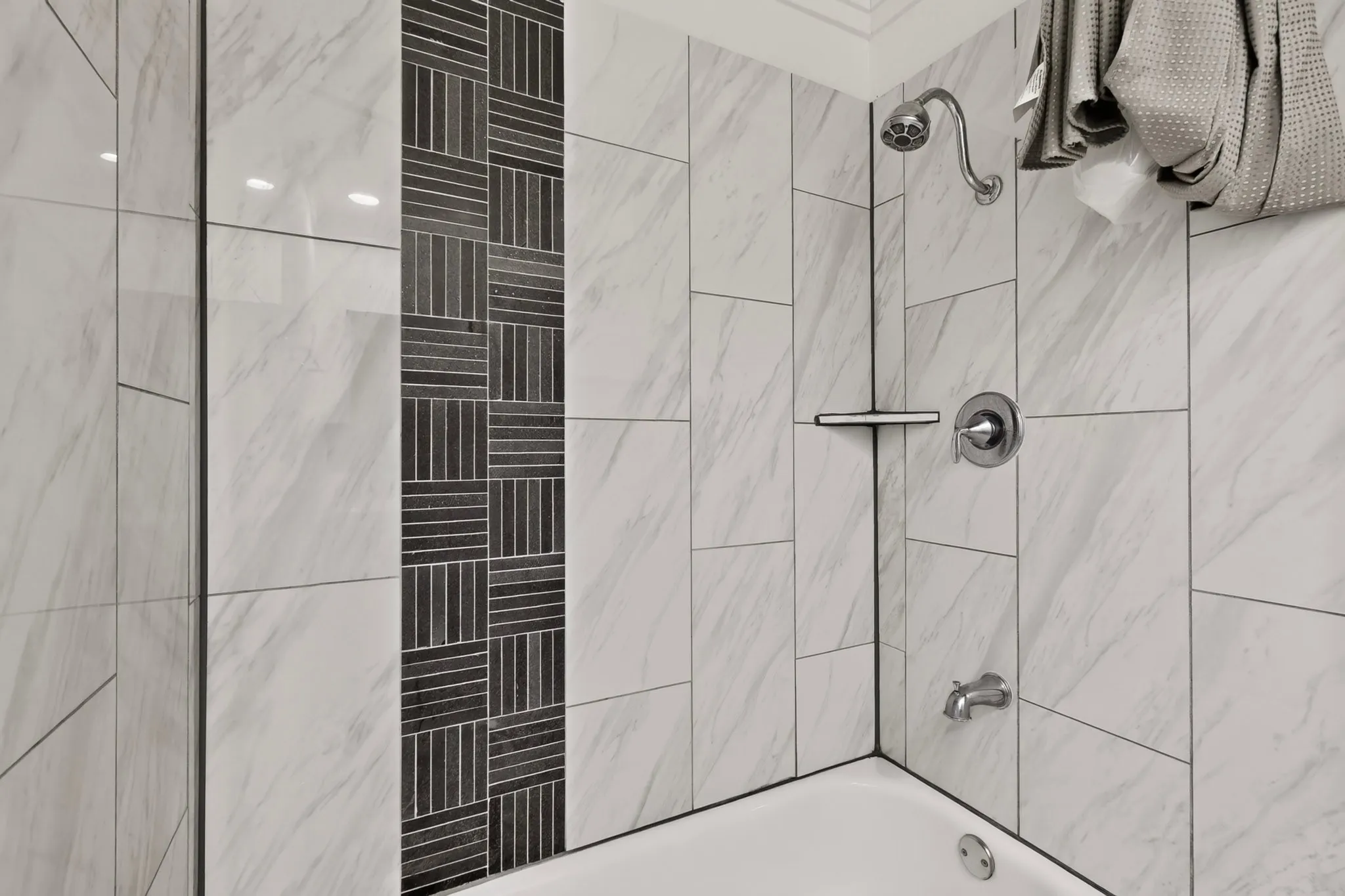 Modern hallway bathroom