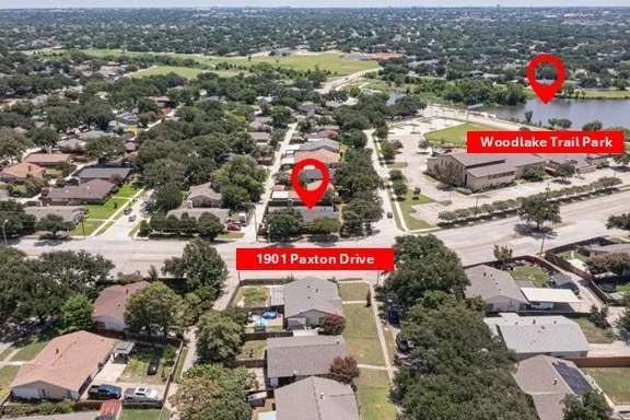 Walking distance to Woodlake Trail Park