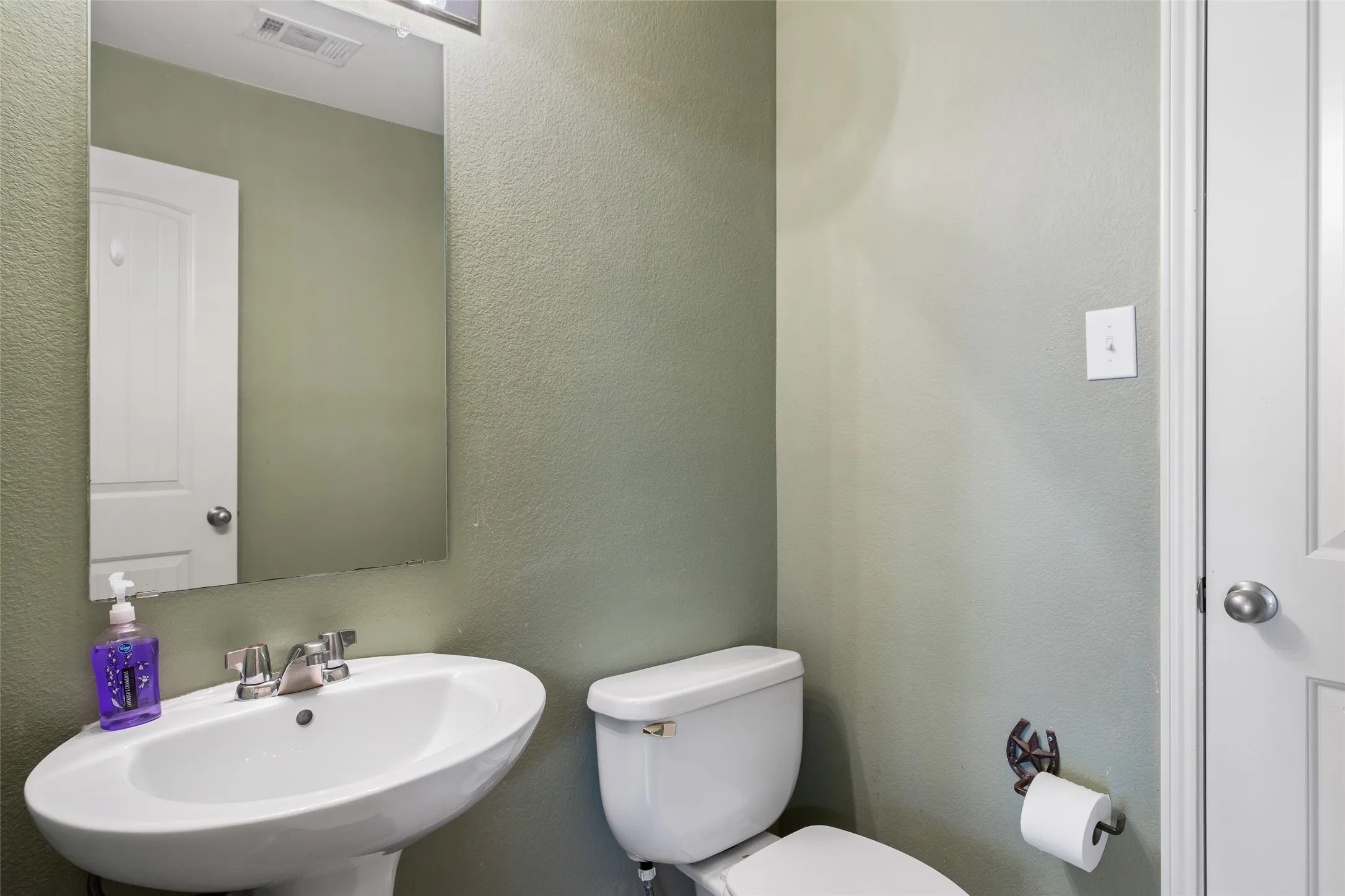 Downstairs half bathroom