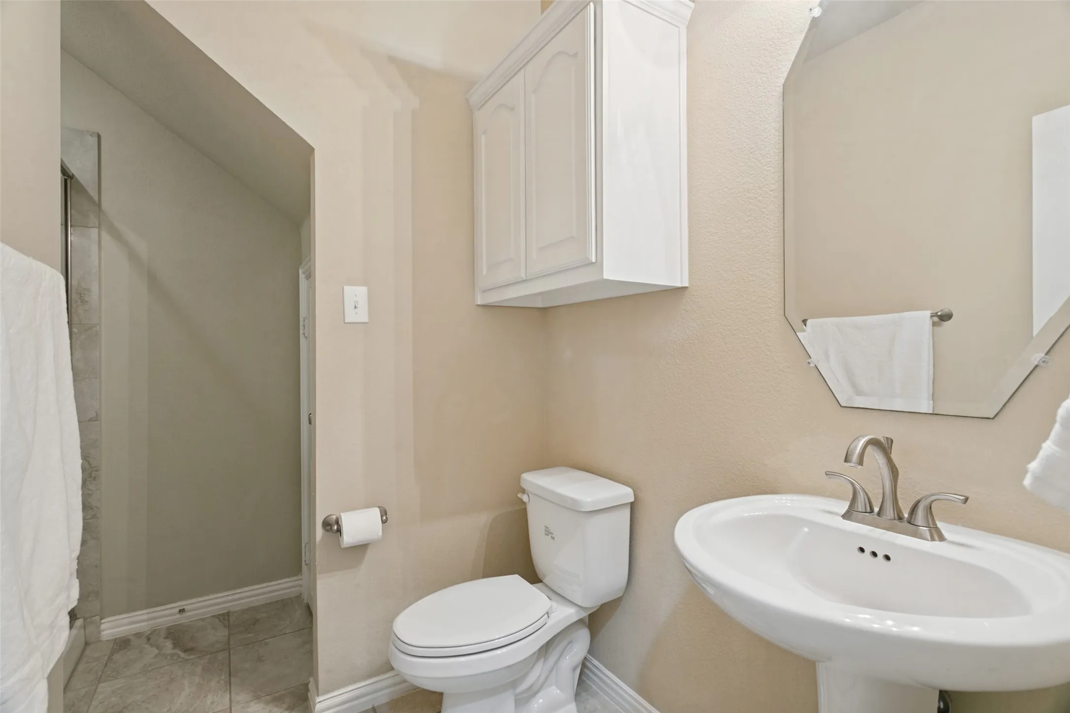 Near the downstairs bedroom/office.