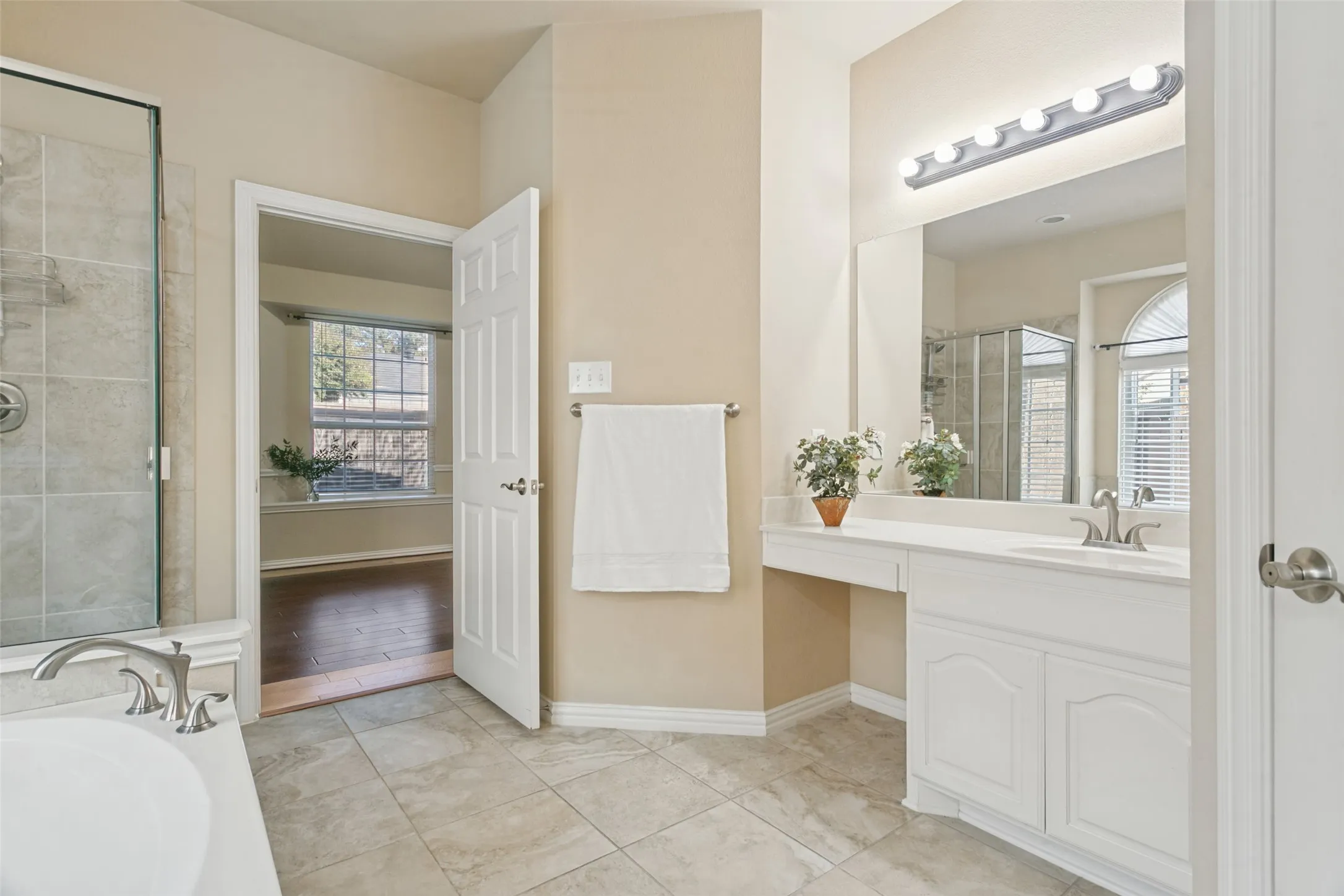 Even a makeup vanity....just pull up a chair!