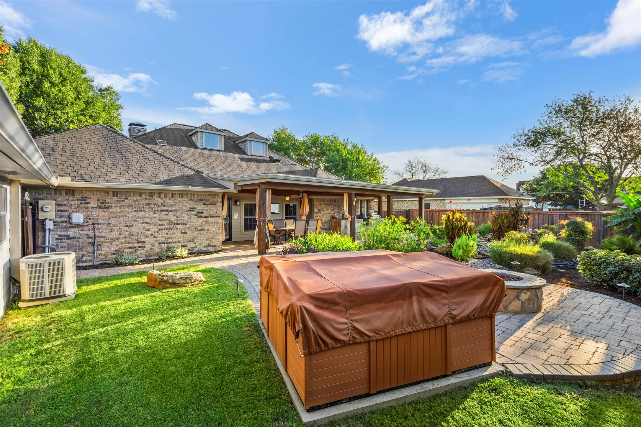 Hot Tub and Fire Pit