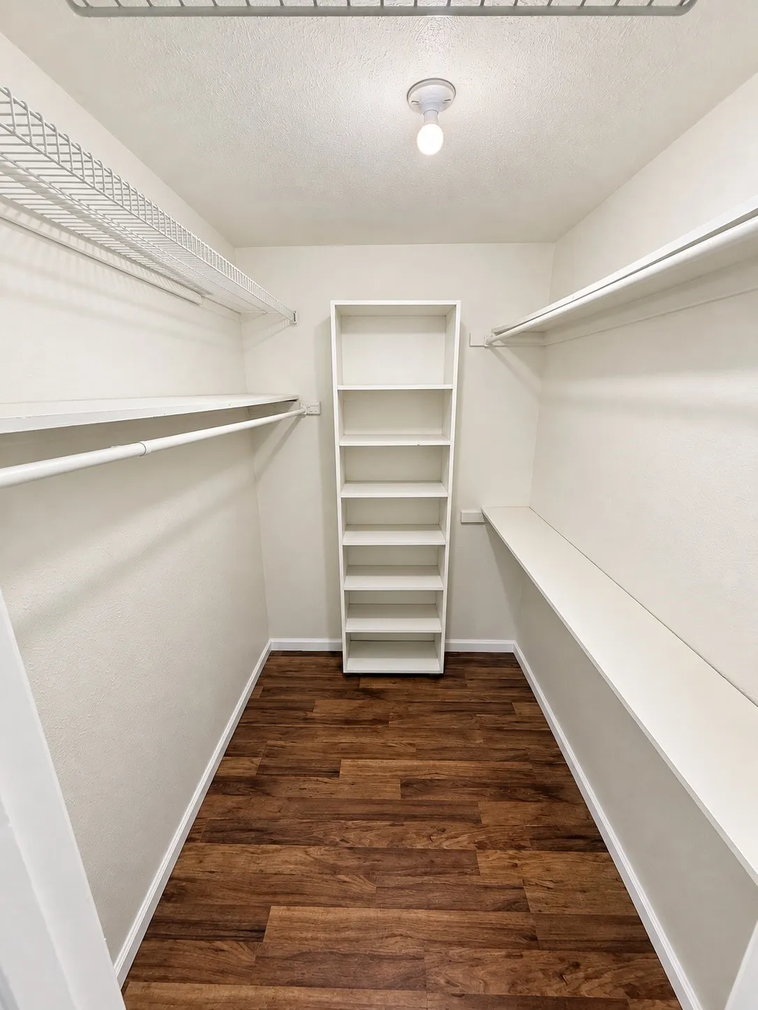 Walk-in closet.