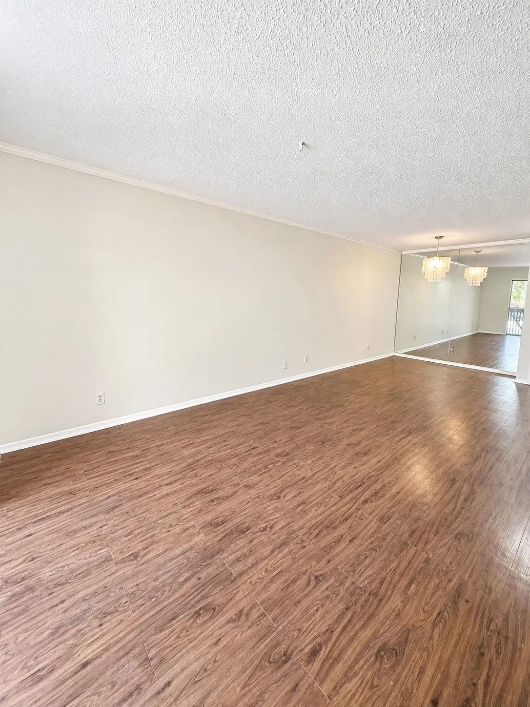 Living and dining area.