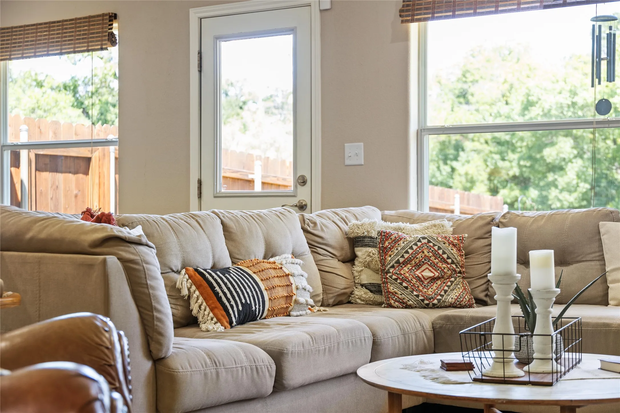 Living room featuring a healthy amount of sunlight