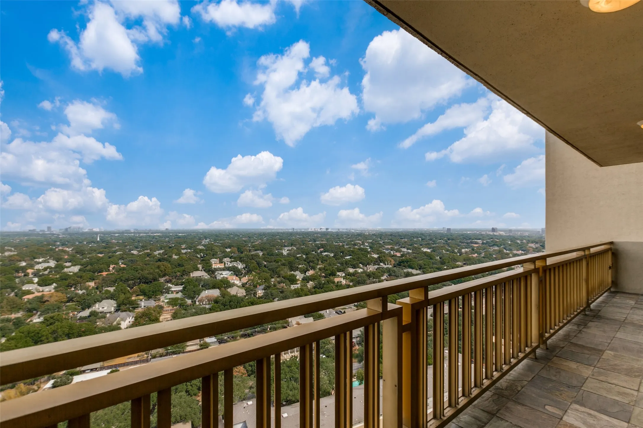 Balcony view facing northeast