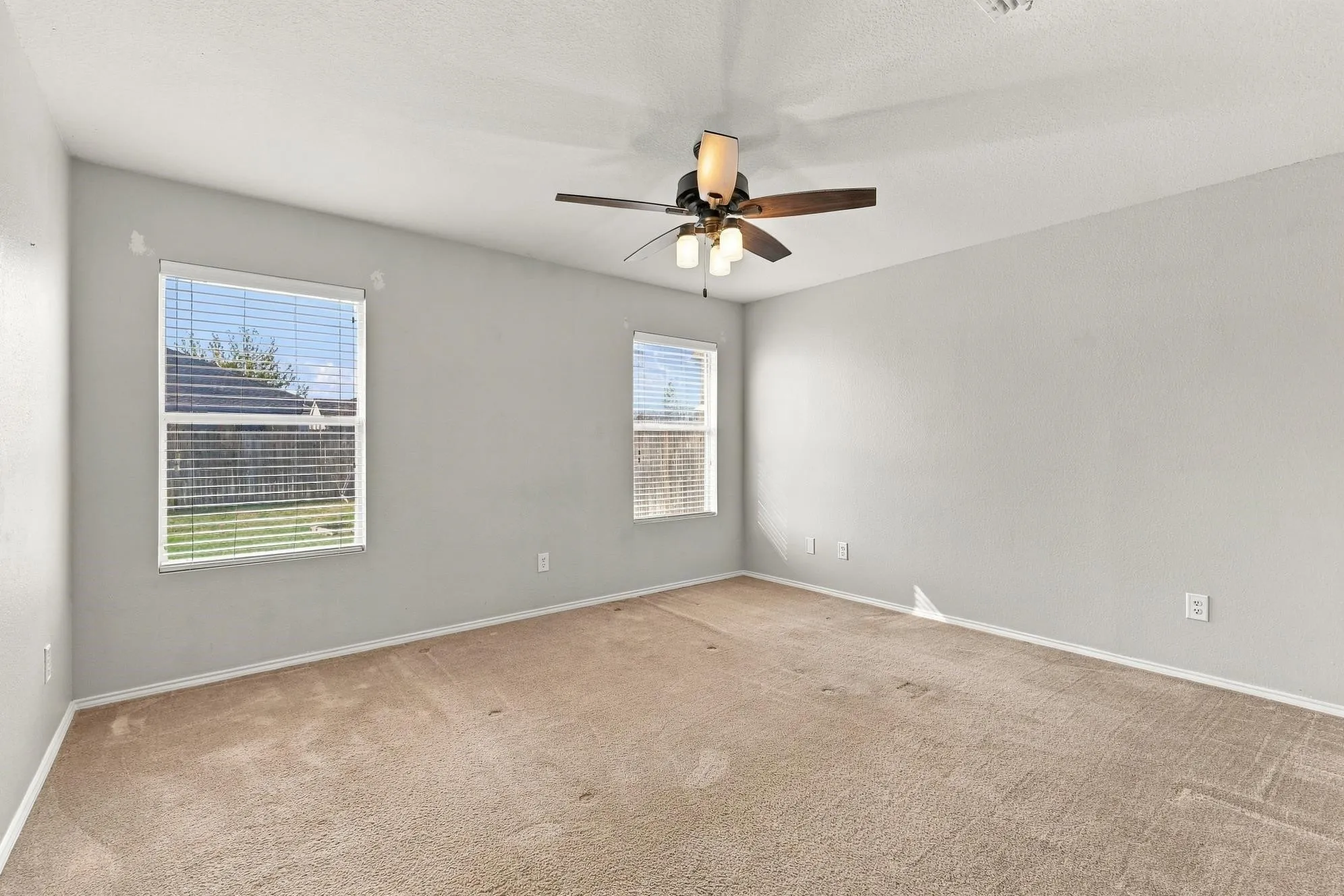 Spacious bedroom