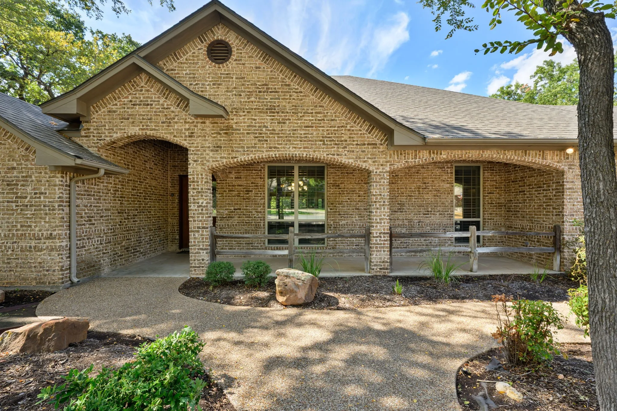 Large front porch