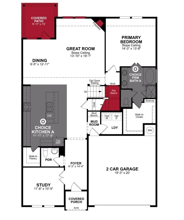 Beazer Homes Verandah Cascade floorplan.