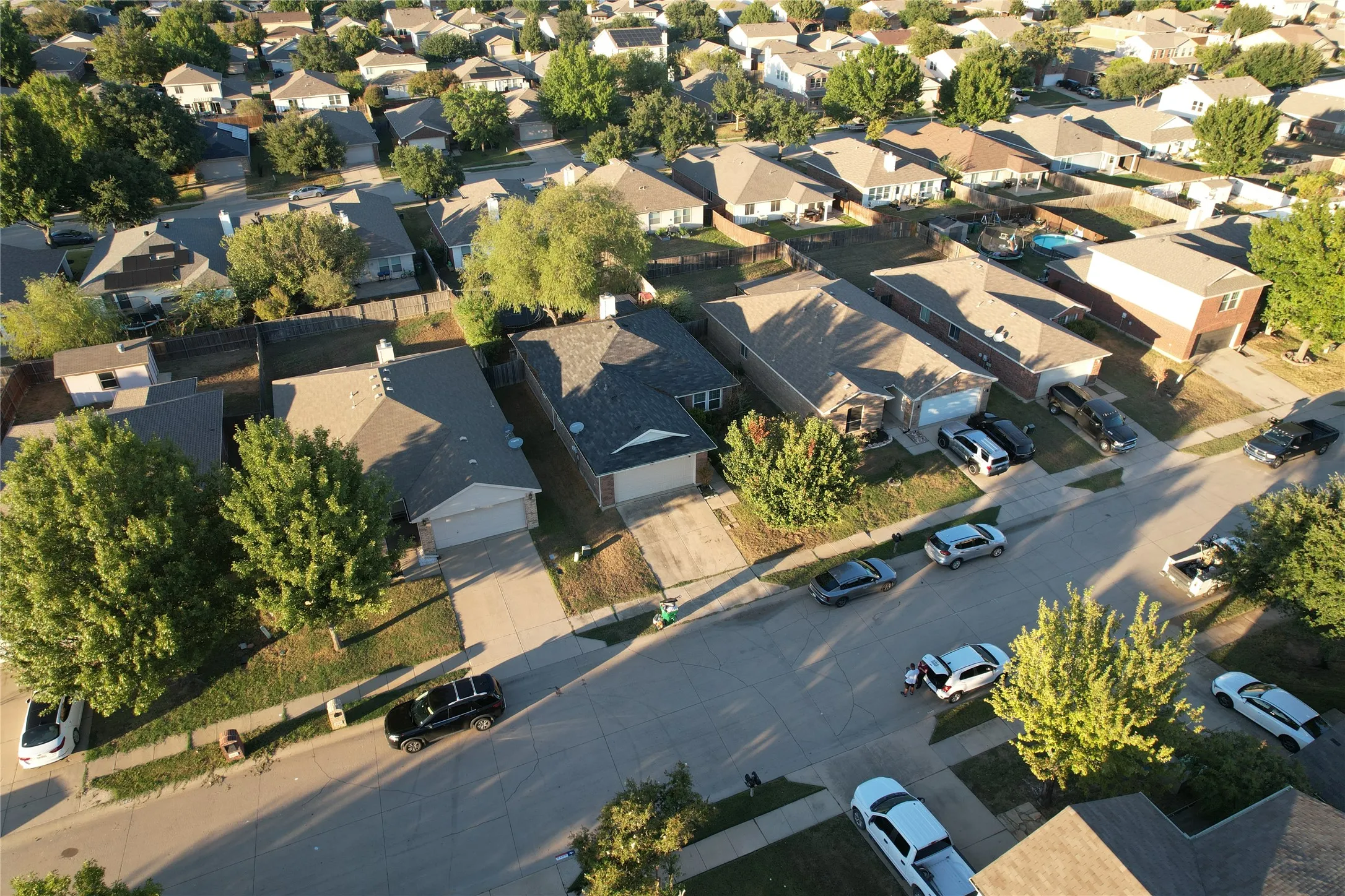 Birdseye view of the beautiful neighborhood