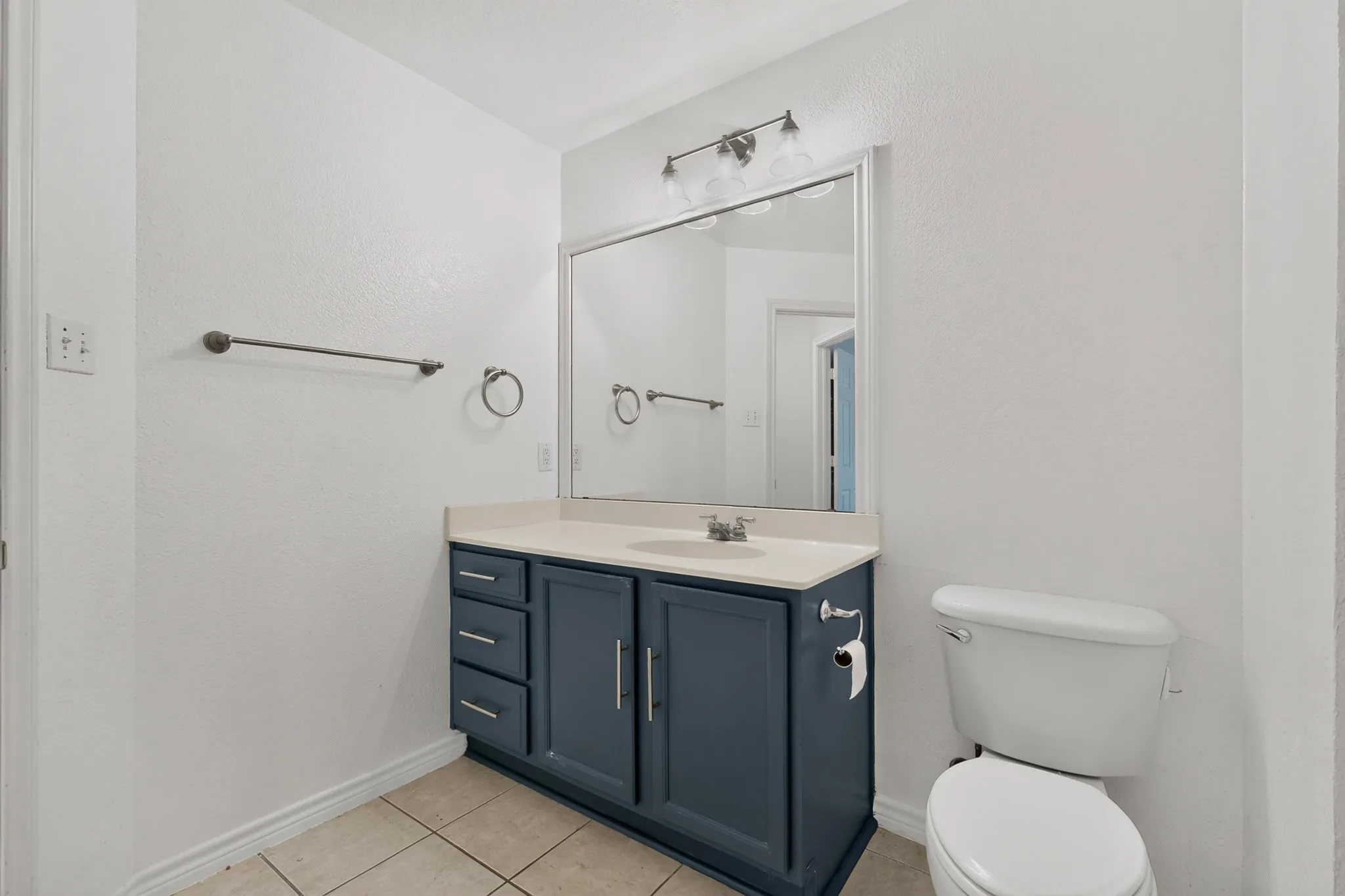 Hallway bathroom