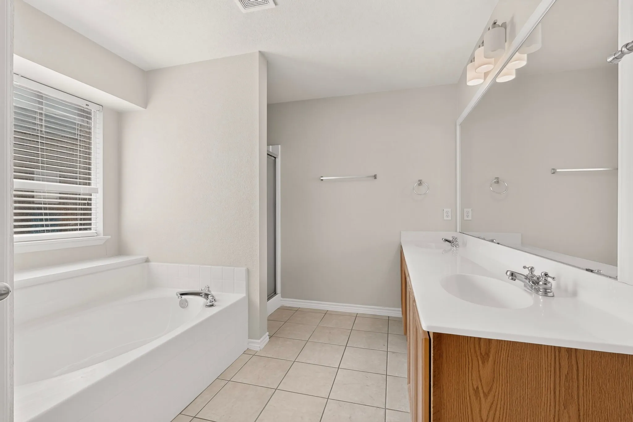 Large bathroom space