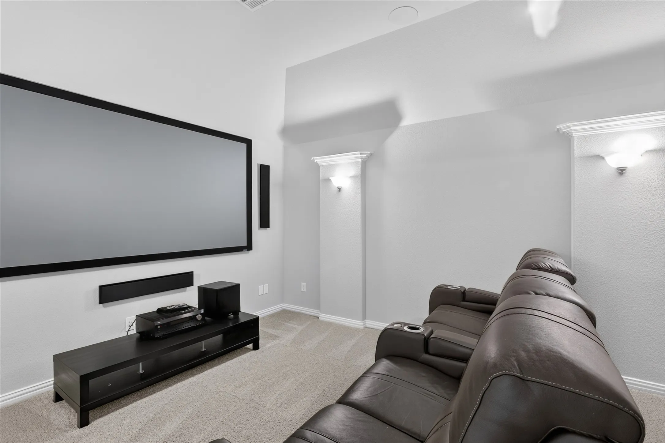 Fully equipped media room