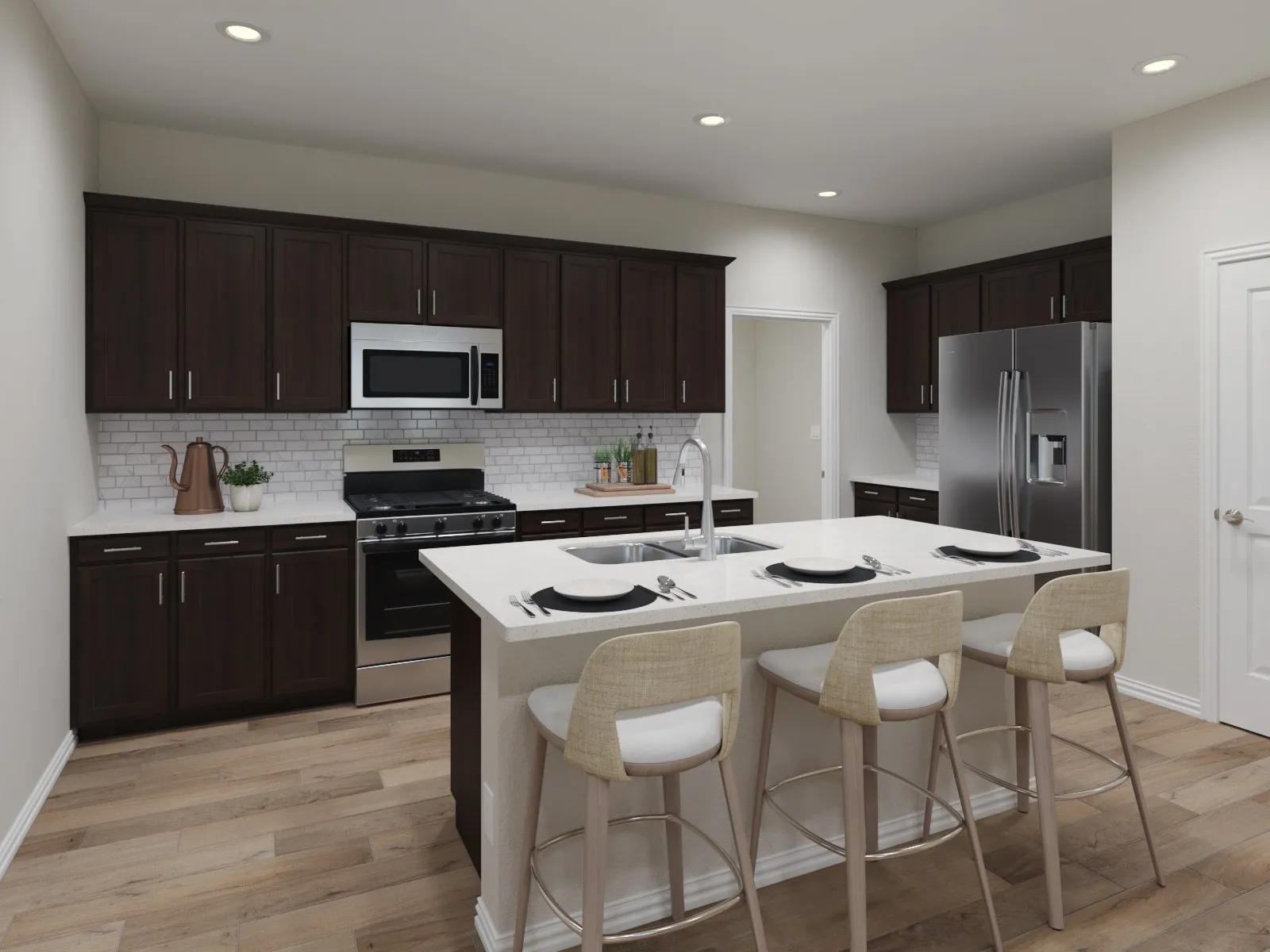 Photo is not of the actual home, but is an inspirational photo of builder’s model home and may depict options, furnishings, and/or decorator features that are not included.