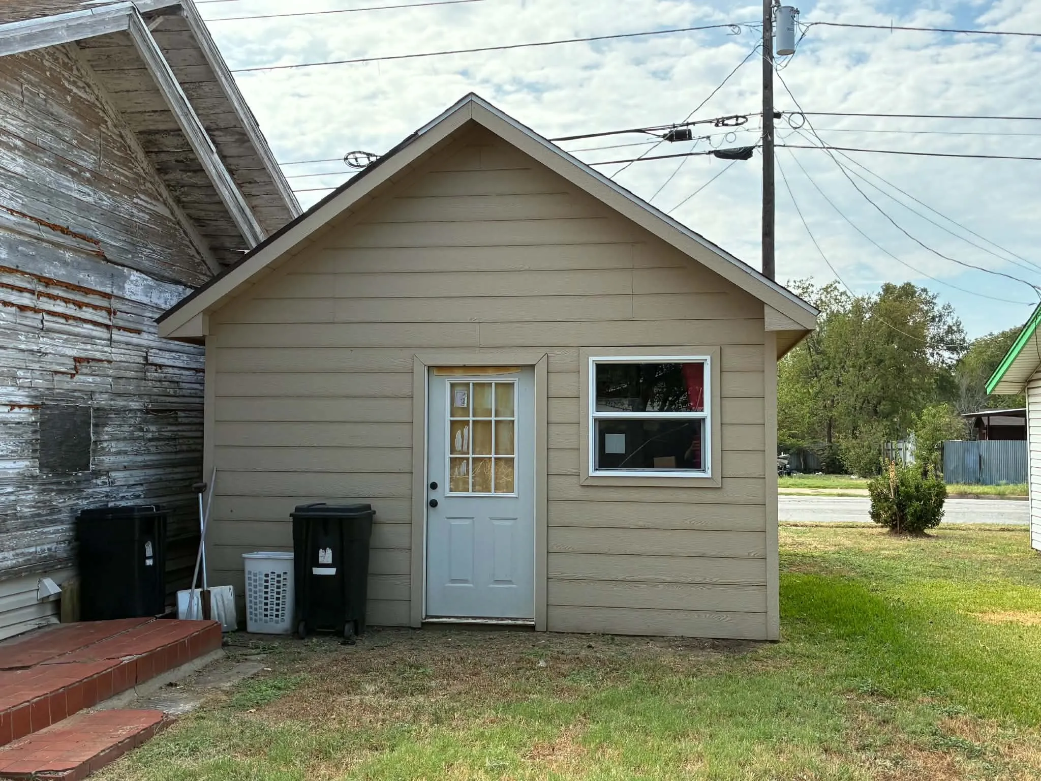 Rear of Garage