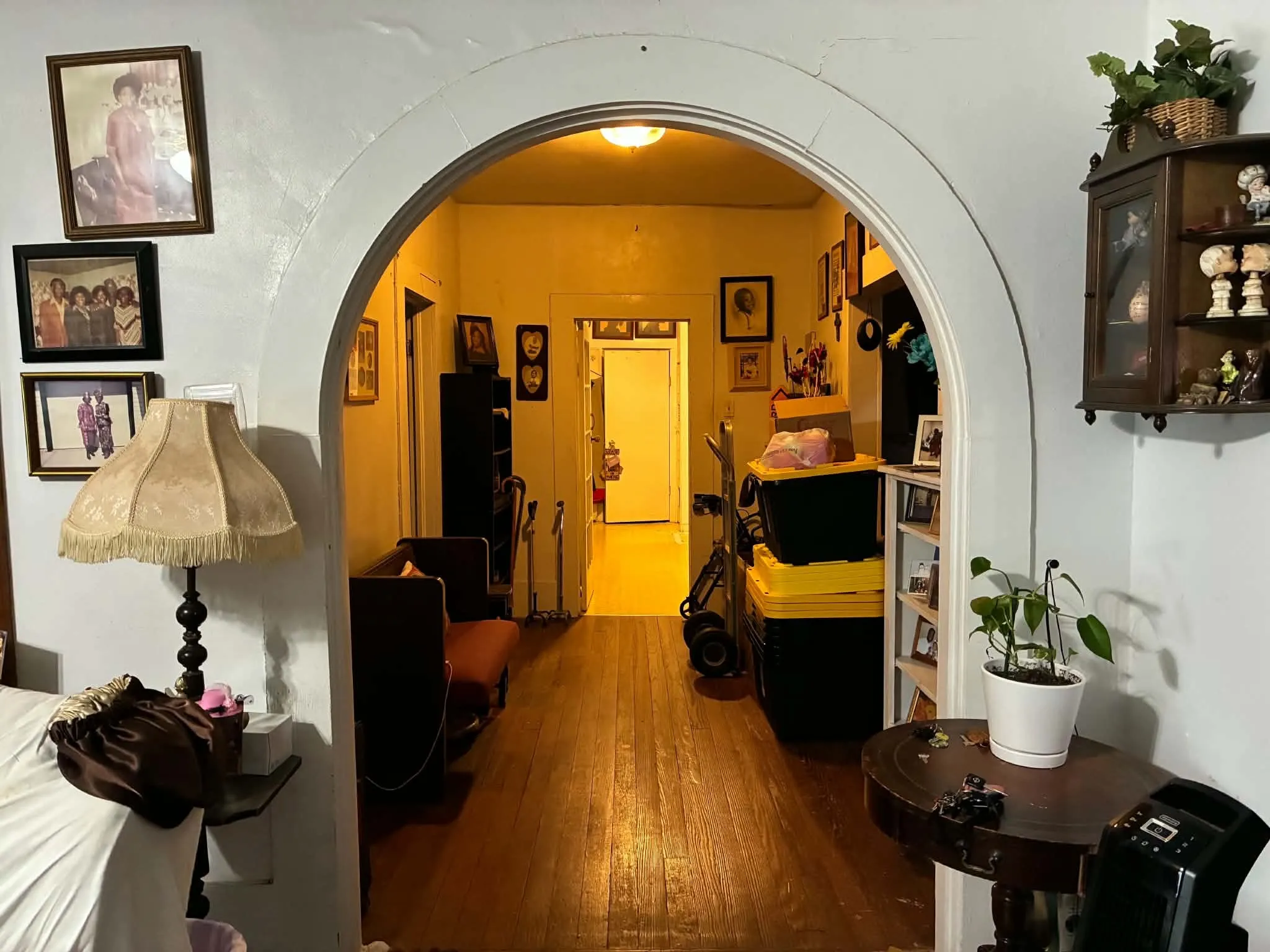 Looking into Hallway to Bedrooms and Kitchen