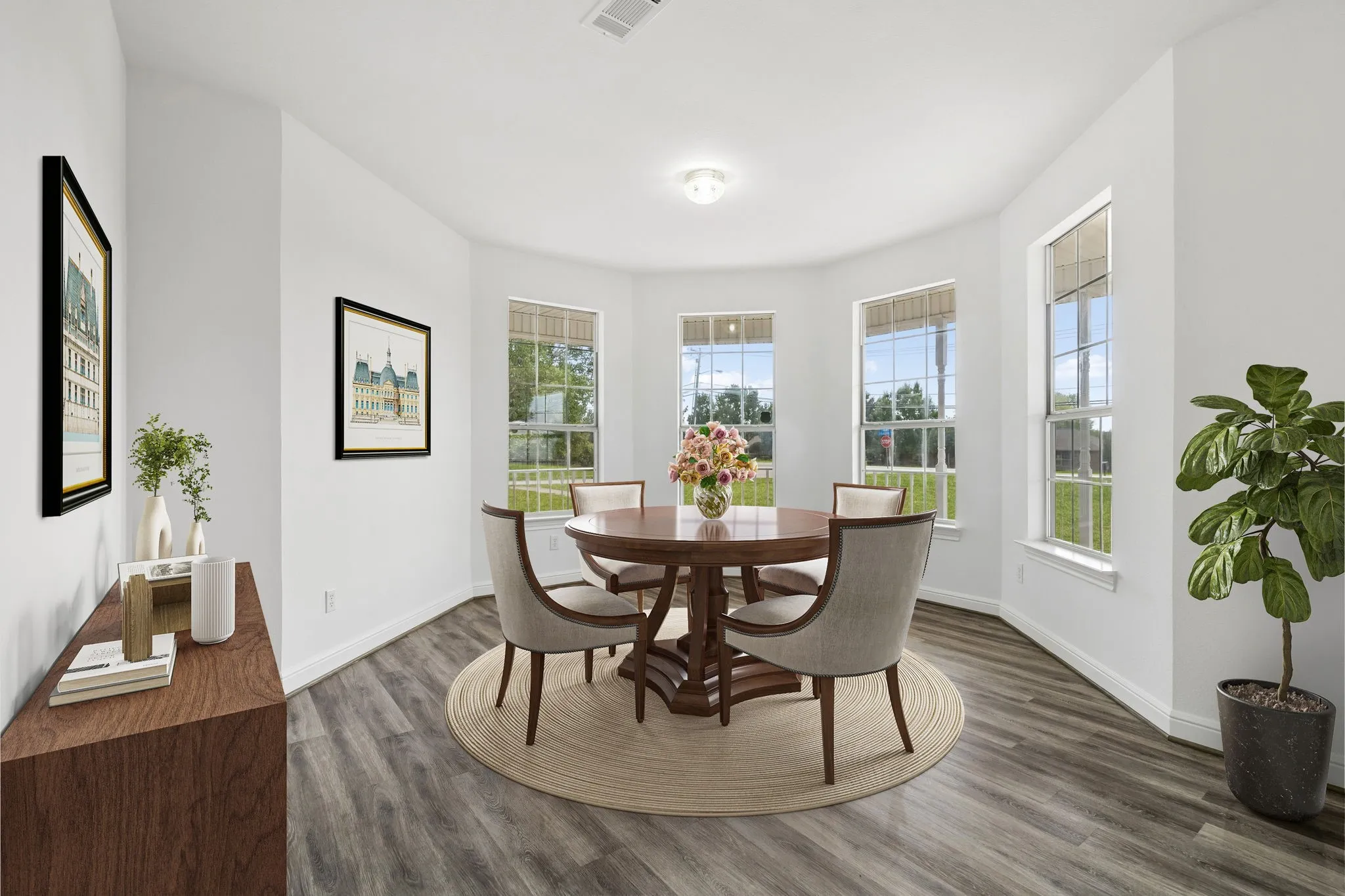 Virtually Staged Formal Dining