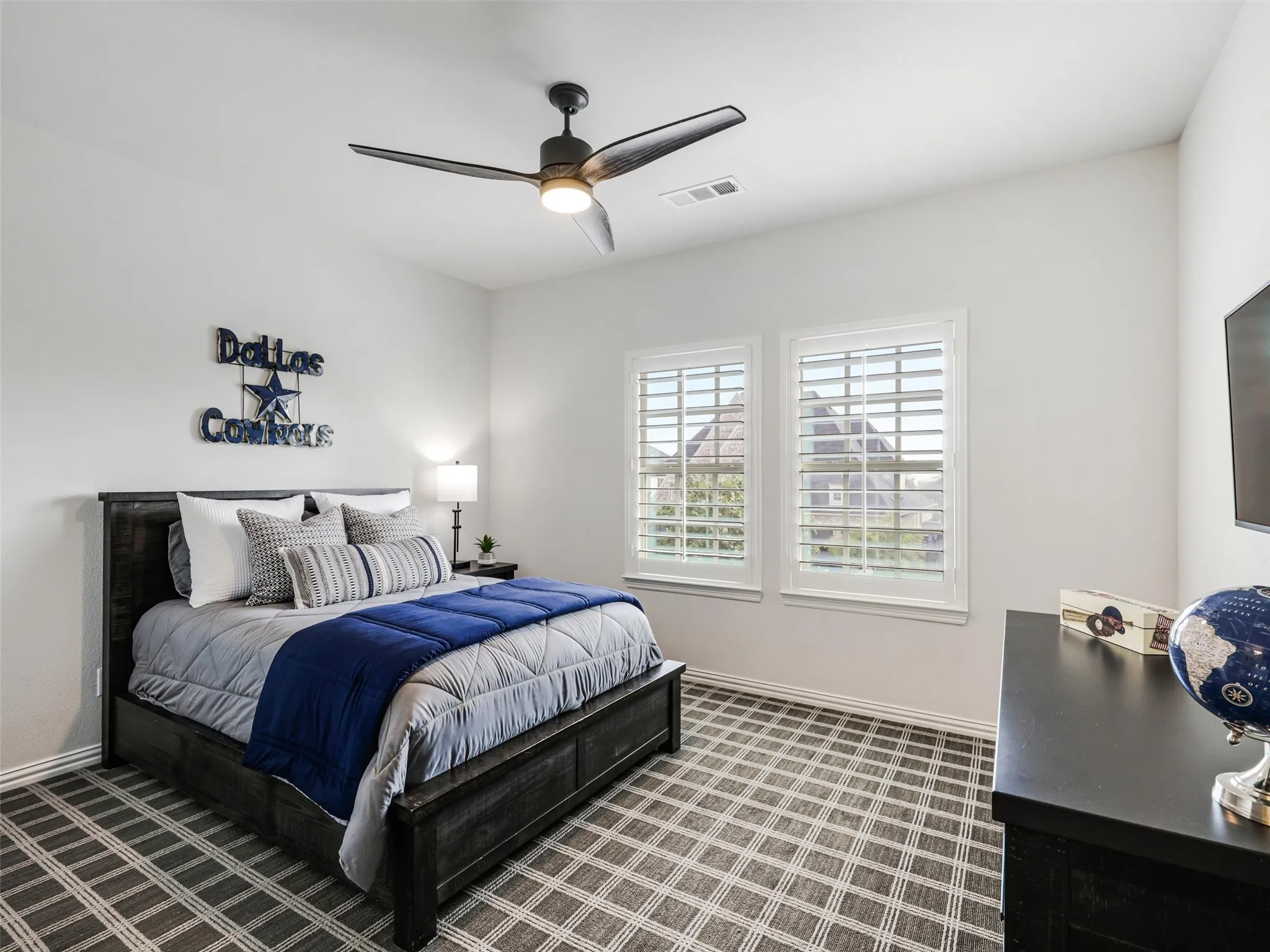 Secondary bedrooms are generously sized, each offering the privacy of its own ensuite bathroom and walk-in closet.