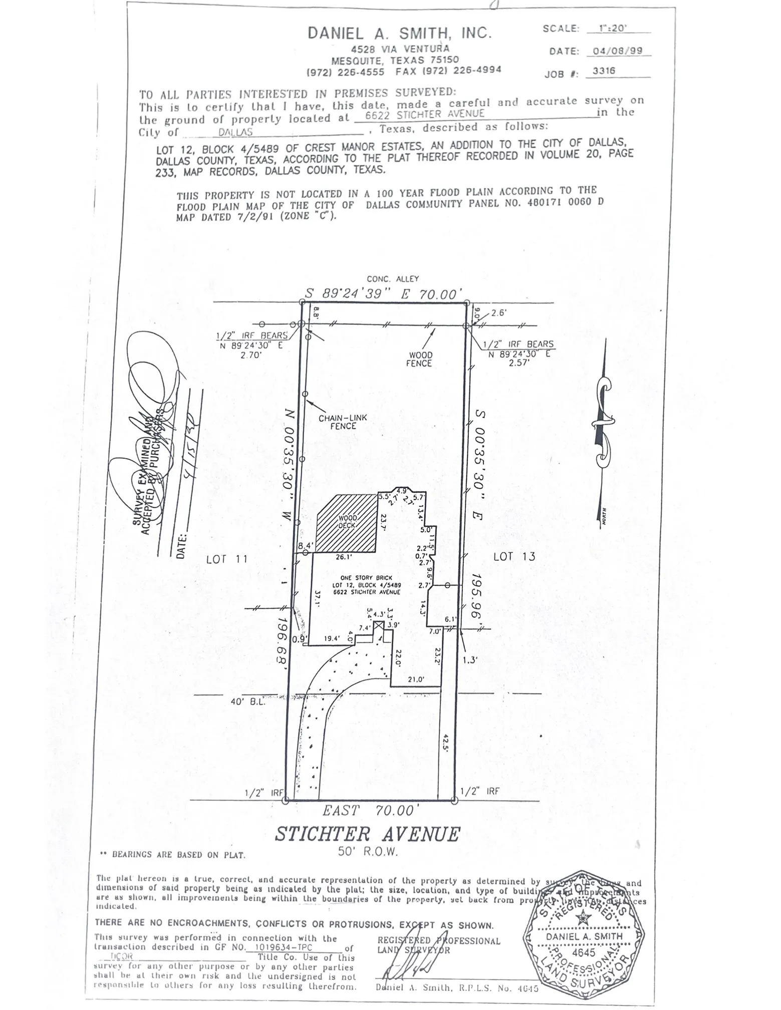 Improved Land For Sale in Dallas County , 6622 Stichter Avenue, Dallas, Texas 75230, 0, 0, Garage spaces, 0 Sqft, built in 1954, mls#21394185, Real Estate Agent in Dallas, Homes For Sale in Dallas county, Homes For Sale in Dallas, Realtor in Dallas Texas, Real Estate Brokerage Independent Realty Texas, Luminita Cordes Realtor