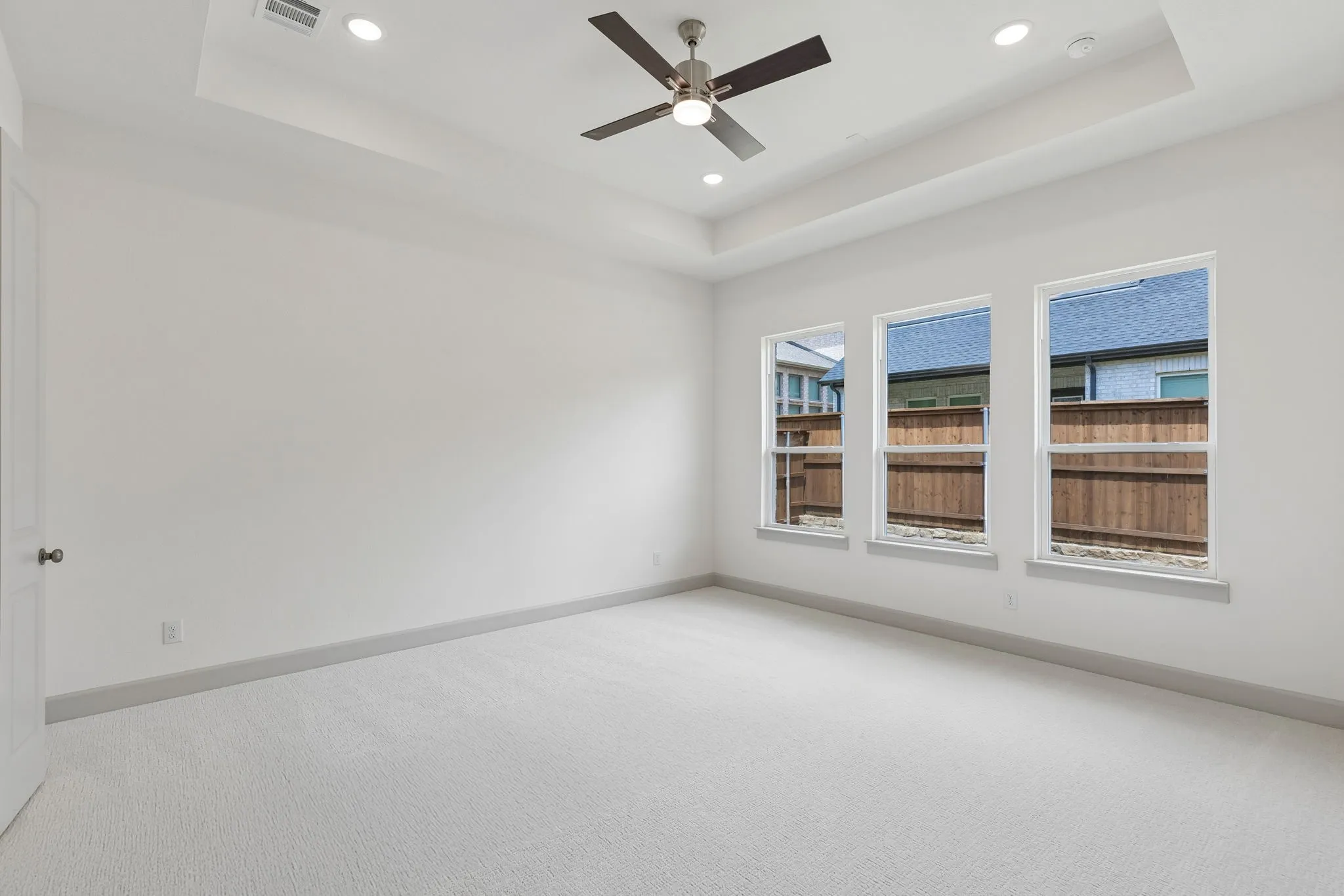 Located at the rear of the home for additional privacy, this owner's suite was designed for rest and relaxation.