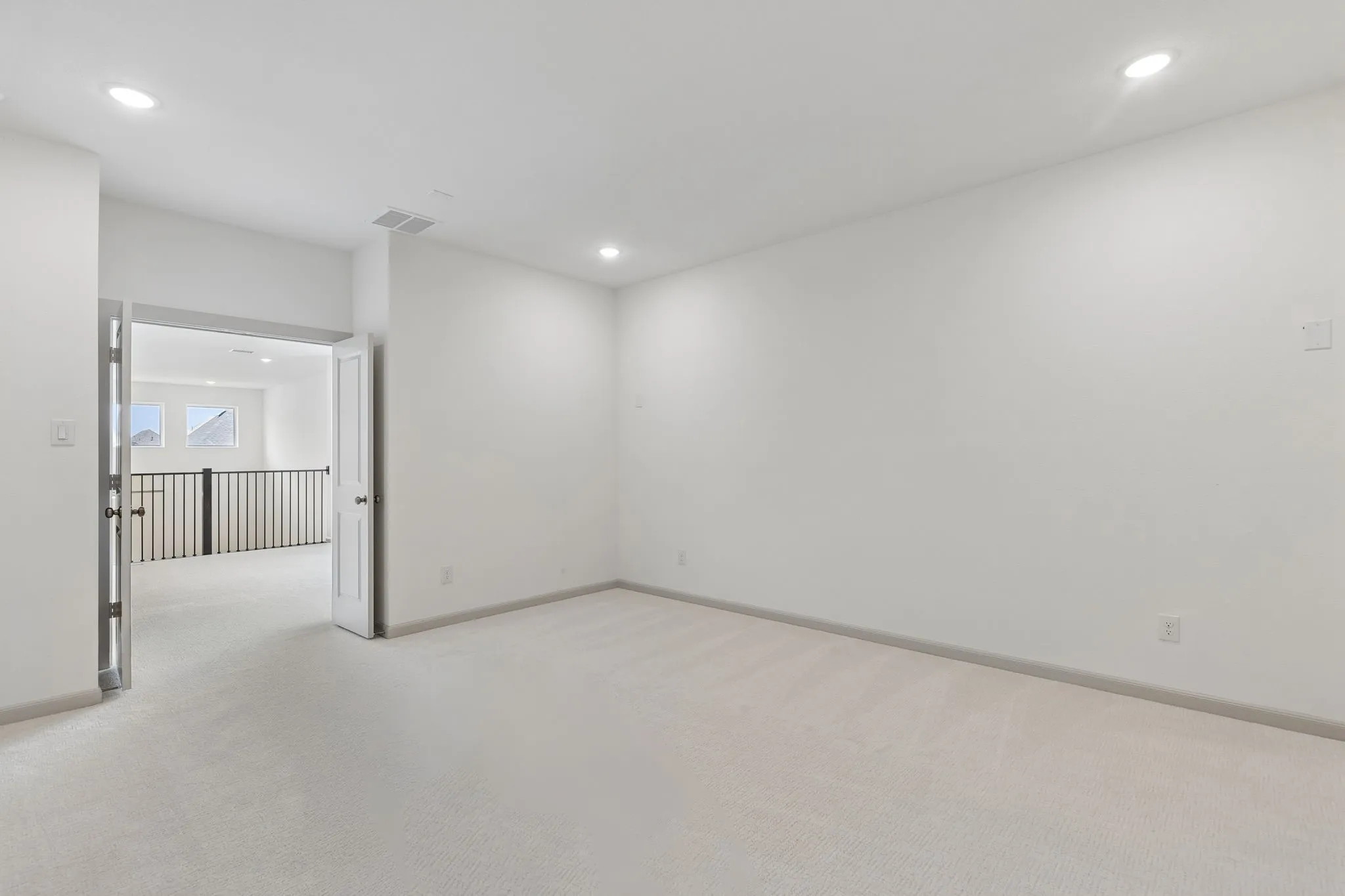 The spacious media room paired with adjacent game room creates the ultimate family entertainment zone!