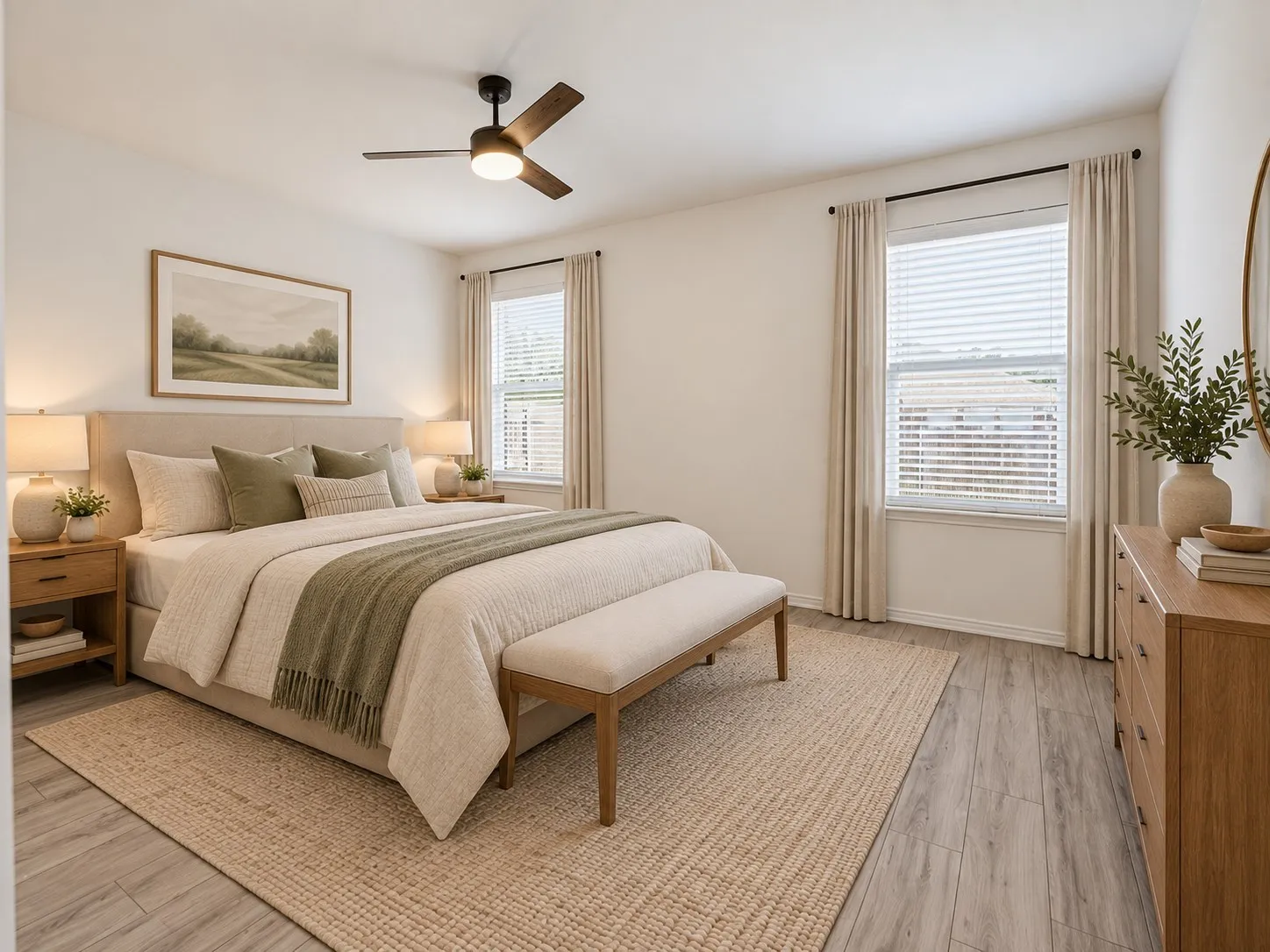 Main Bedroom Virtual Stagging