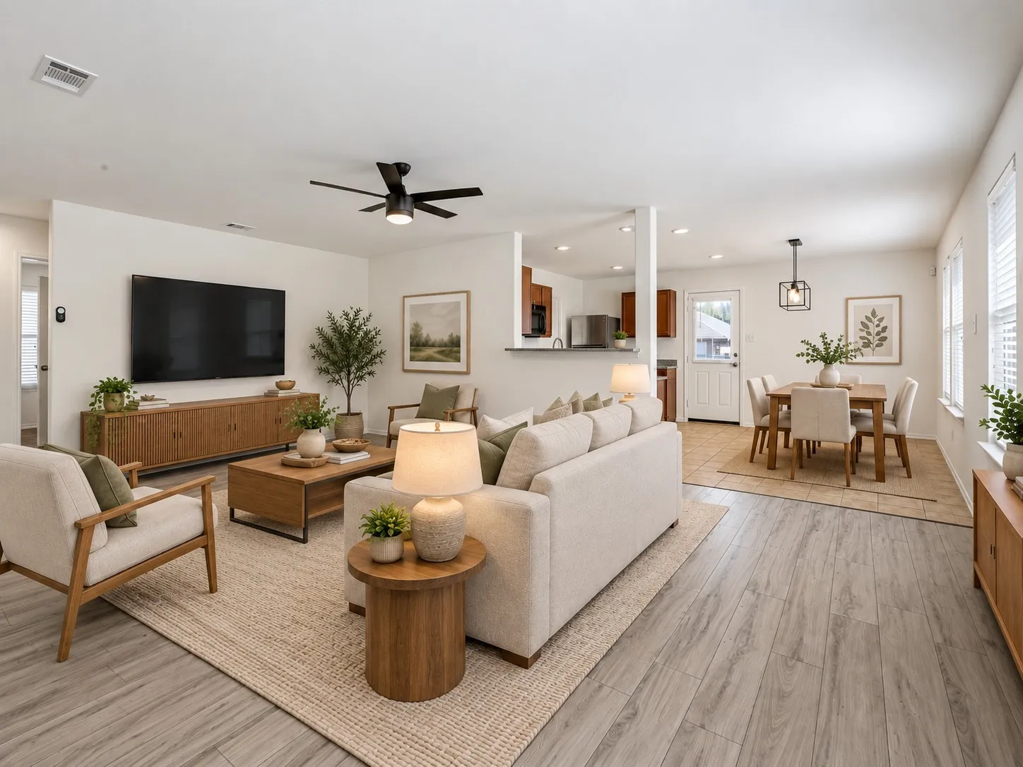 Living Room Virtual Stagging