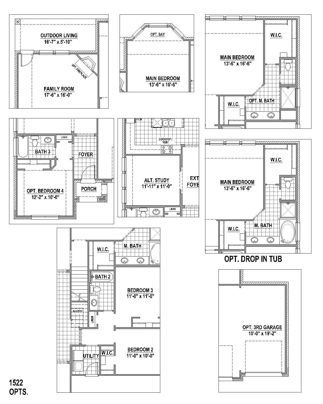 Floor plan options