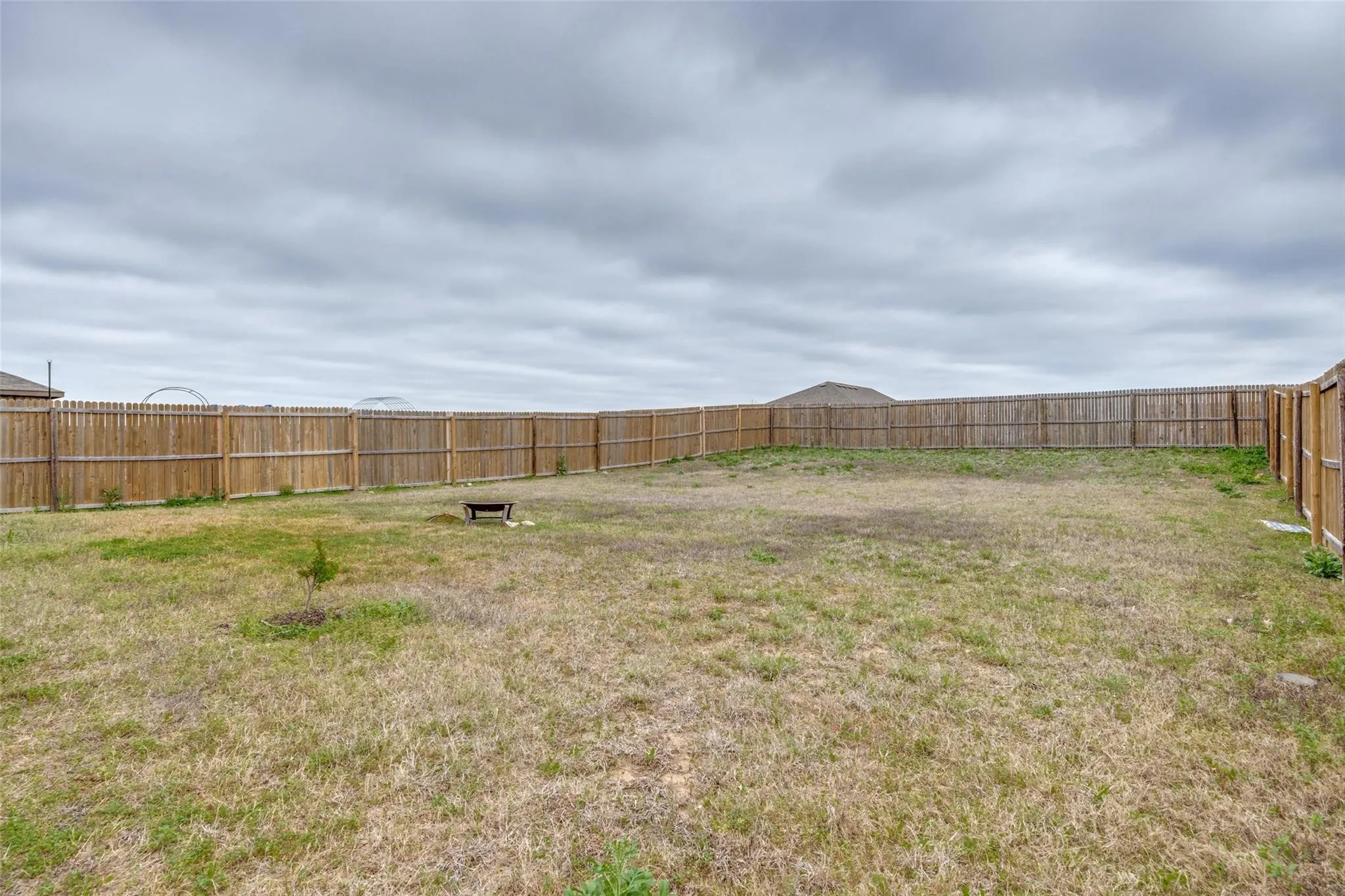 Large yard