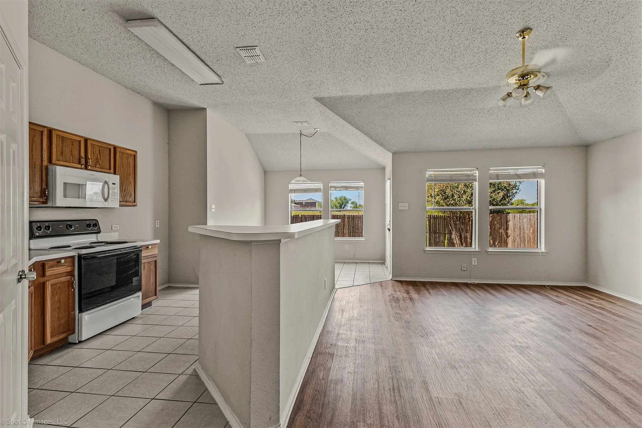 Open Kitchen/Living/Dining.