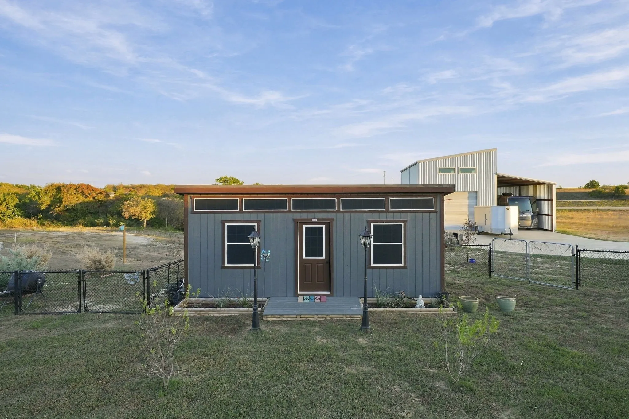 Multi-use building, Large detached garage with loft, Covered RV storage
